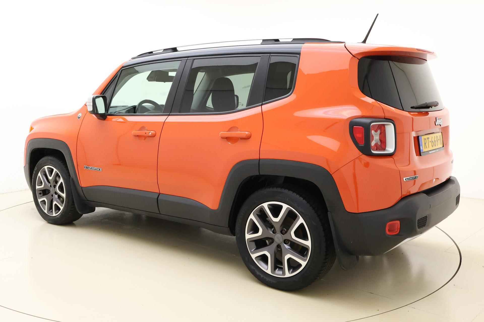 Jeep Renegade 1.6 MultiJet Limited | Navigatie | Lederen bekleding | Climate control | Stoel & Stuurverwarming | Dakrails | Lichtmetalen velgen - 5/35