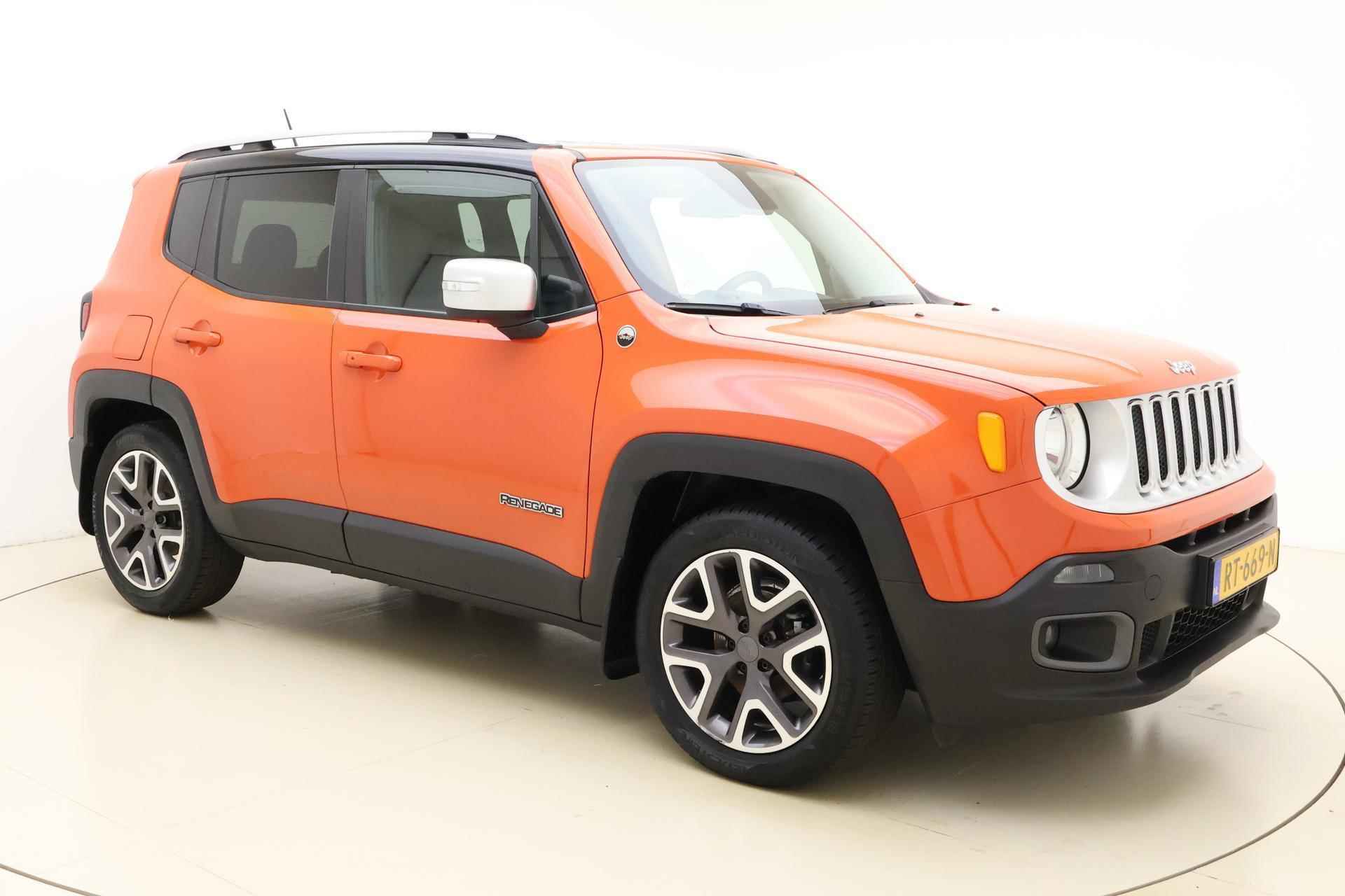 Jeep Renegade 1.6 MultiJet Limited | Navigatie | Lederen bekleding | Climate control | Stoel & Stuurverwarming | Dakrails | Lichtmetalen velgen - 9/35