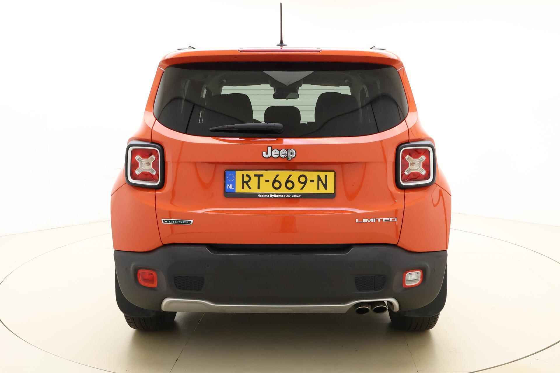 Jeep Renegade 1.6 MultiJet Limited | Navigatie | Lederen bekleding | Climate control | Stoel & Stuurverwarming | Dakrails | Lichtmetalen velgen - 12/35