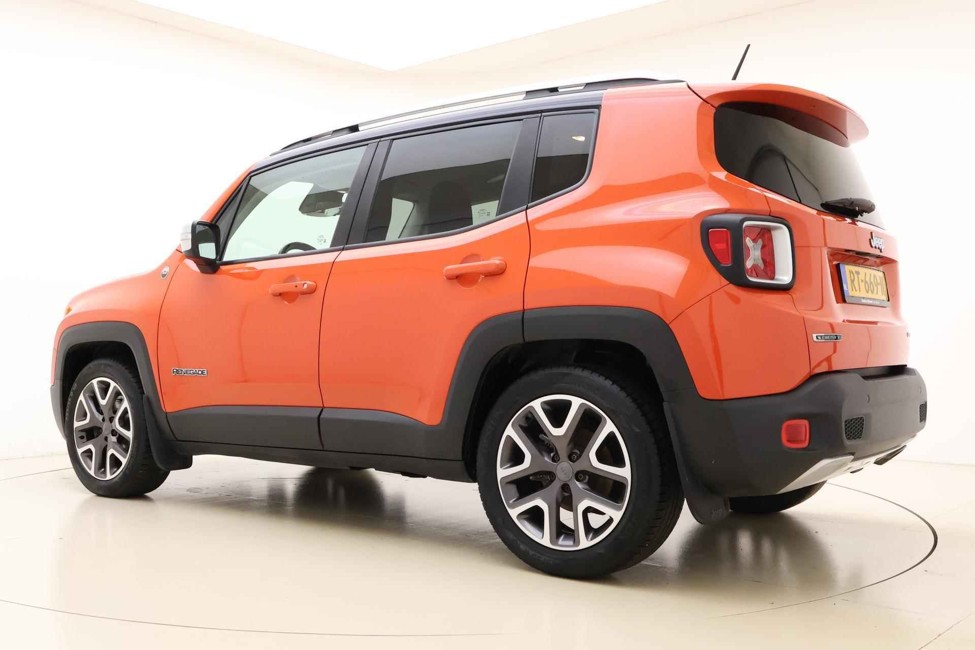 Jeep Renegade 1.6 MultiJet Limited | Navigatie | Lederen bekleding | Climate control | Stoel & Stuurverwarming | Dakrails | Lichtmetalen velgen - 13/35