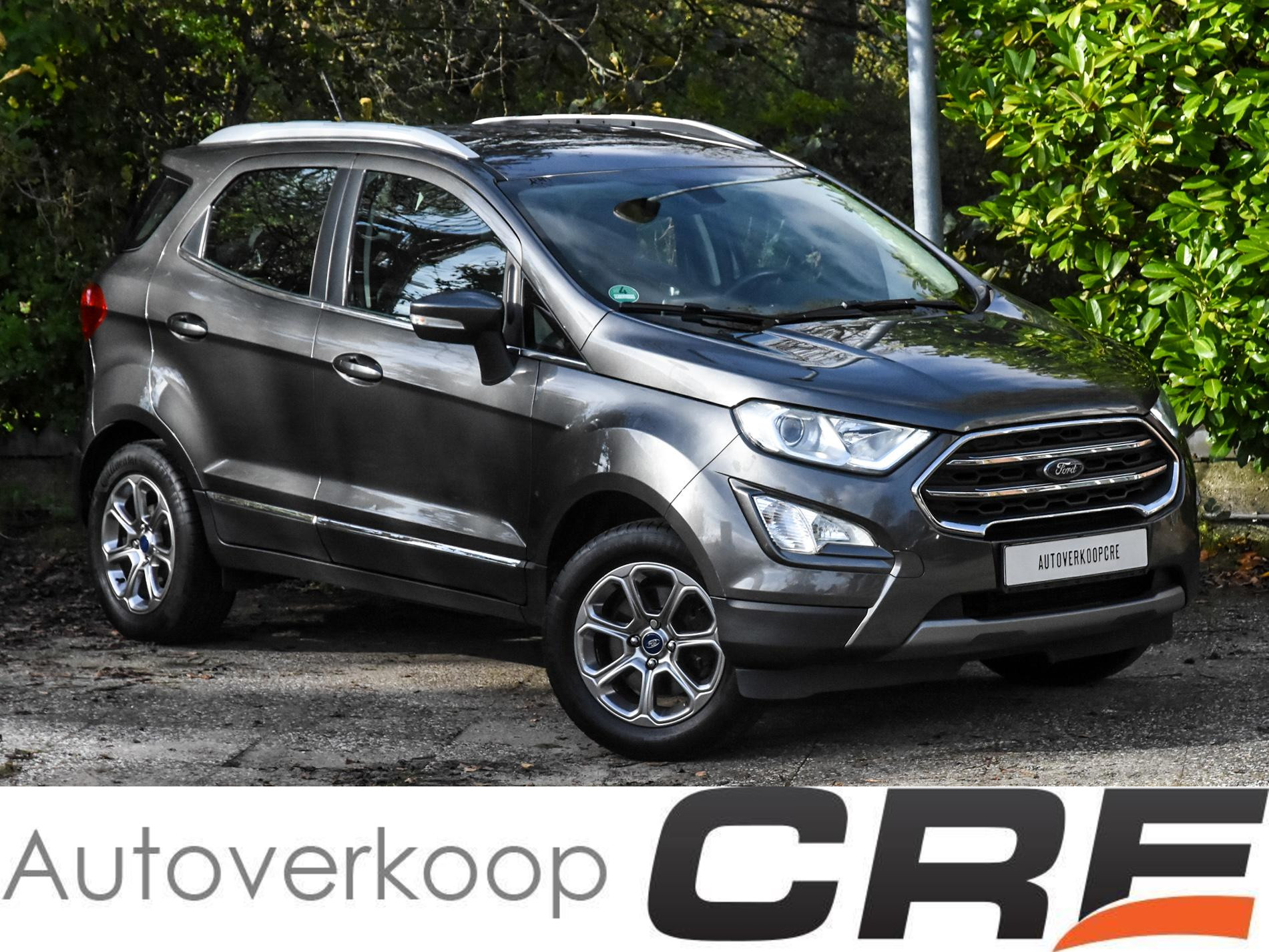 Ford EcoSport 1.0 EcoBoost Titanium automaat / verwarmd stuur / stoelverwarming / cruise control / navi / airco / half leer/half stof