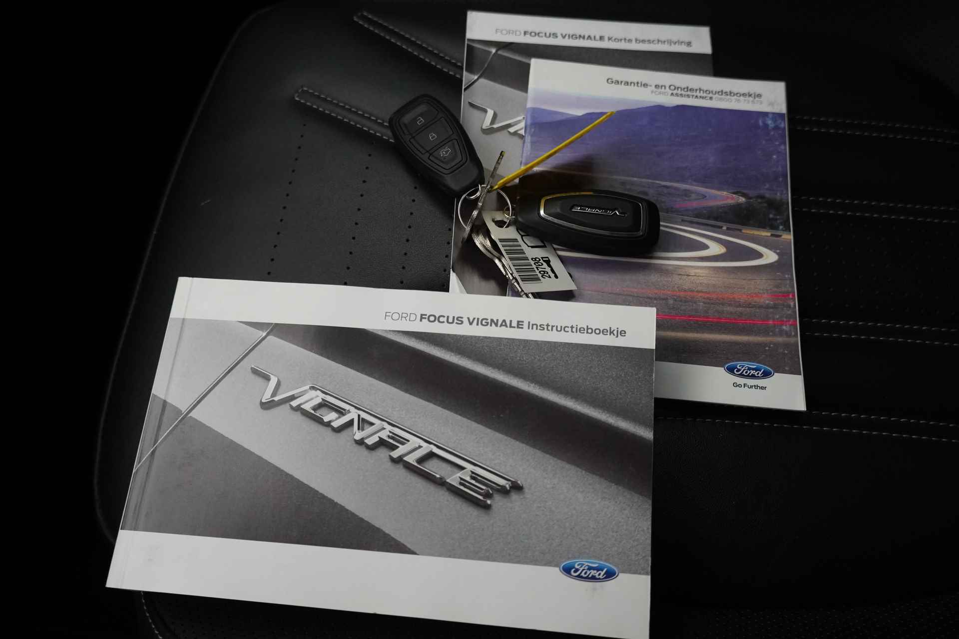 Ford FOCUS Wagon BWJ 2020 1.0 EcoBoost 126 PK Vignale TREKHAAK / STOELVERWARMING / STUURVERWARMING / APPLE CARPLAY / ANDROID AUTO / FULL LED / LMV / NAVI / CLIMA / CRUISE / CAMERA / LEDER / VOORRUIT VERWARMING / KEYLESS - 31/31
