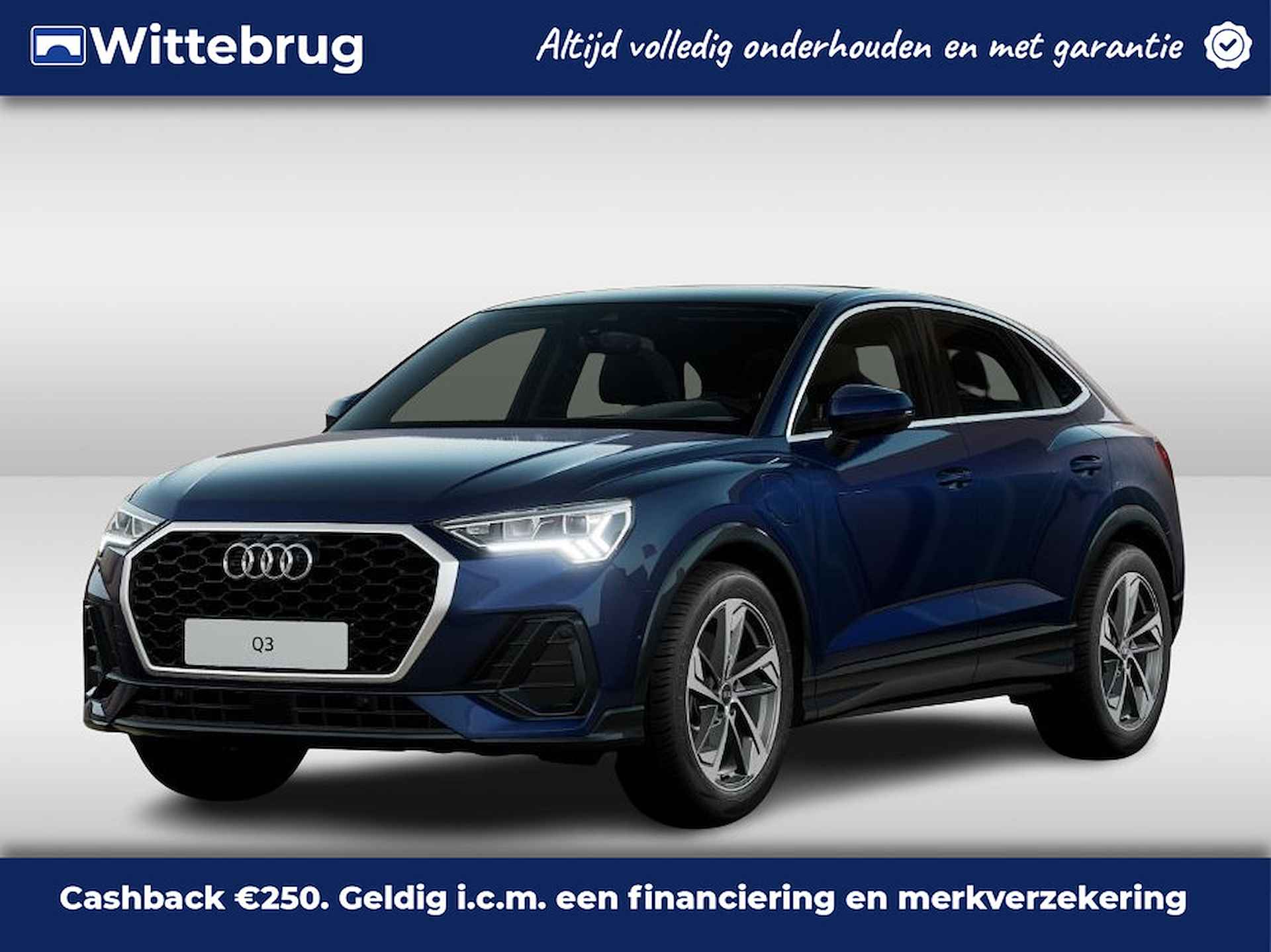 Audi Q3 Sportback 45 TFSI e 245pk s-tronic Advanced | Panoramadak | Memory | 19" LM velgen | Sportstoelen | Topview | Adaptive cruise control - 1/7