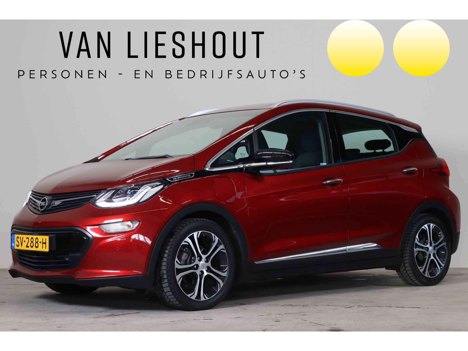 Opel Ampera-E Business executive 60 kWh NL-Auto!! Apple-Carplay I NIEUW ACCUPAKKET -- HEMELVAARTSDAG GEOPEND VAN 11.00 T/M 15.00 UUR -- - 1/36