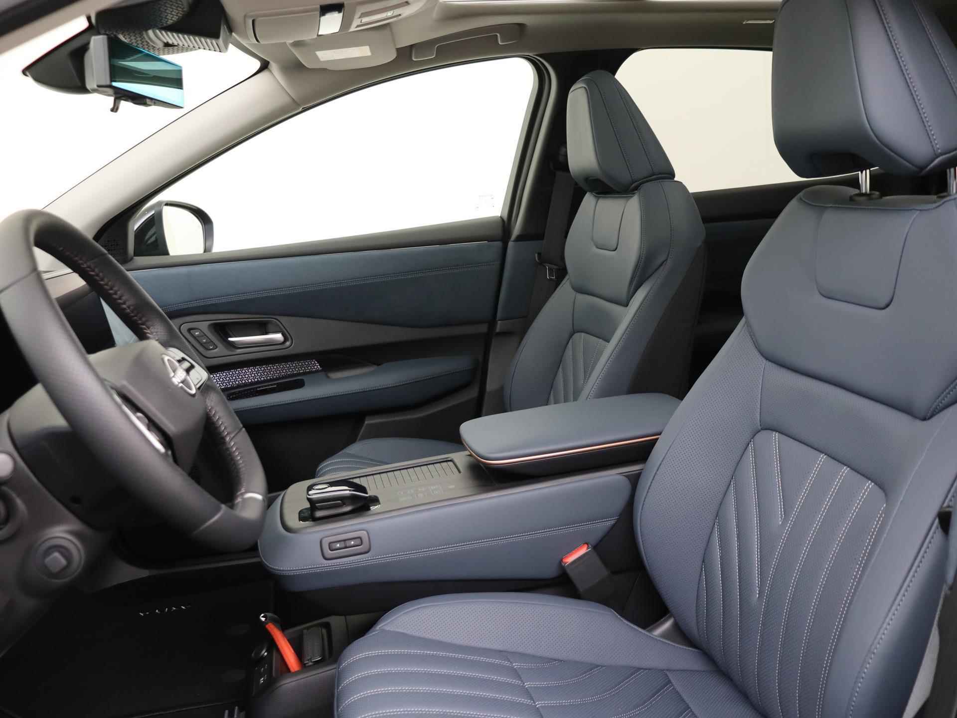 Nissan Ariya 91 kWh - 240PK Evolve | NIEUW op kenteken | Apple Carplay/Android Auto | Navigatie | 360 camera | 19 inch Velgen | LED Lampen | Parkeersensoren | Verwarmbare voorruit | Stoel & Stuurwiel verwarming | Cruise Control | Climate Control | - 3/31