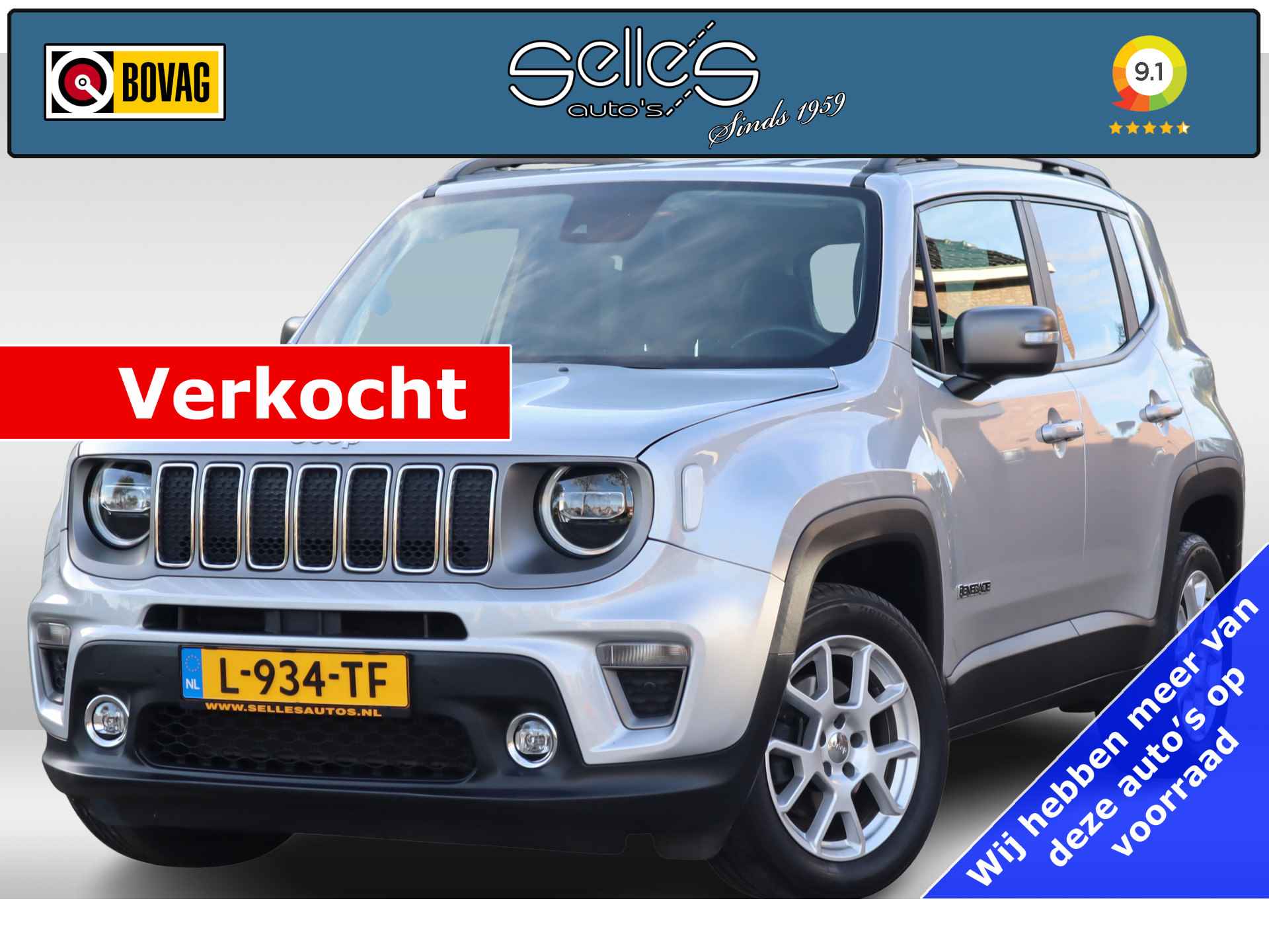 Jeep Renegade BOVAG 40-Puntencheck