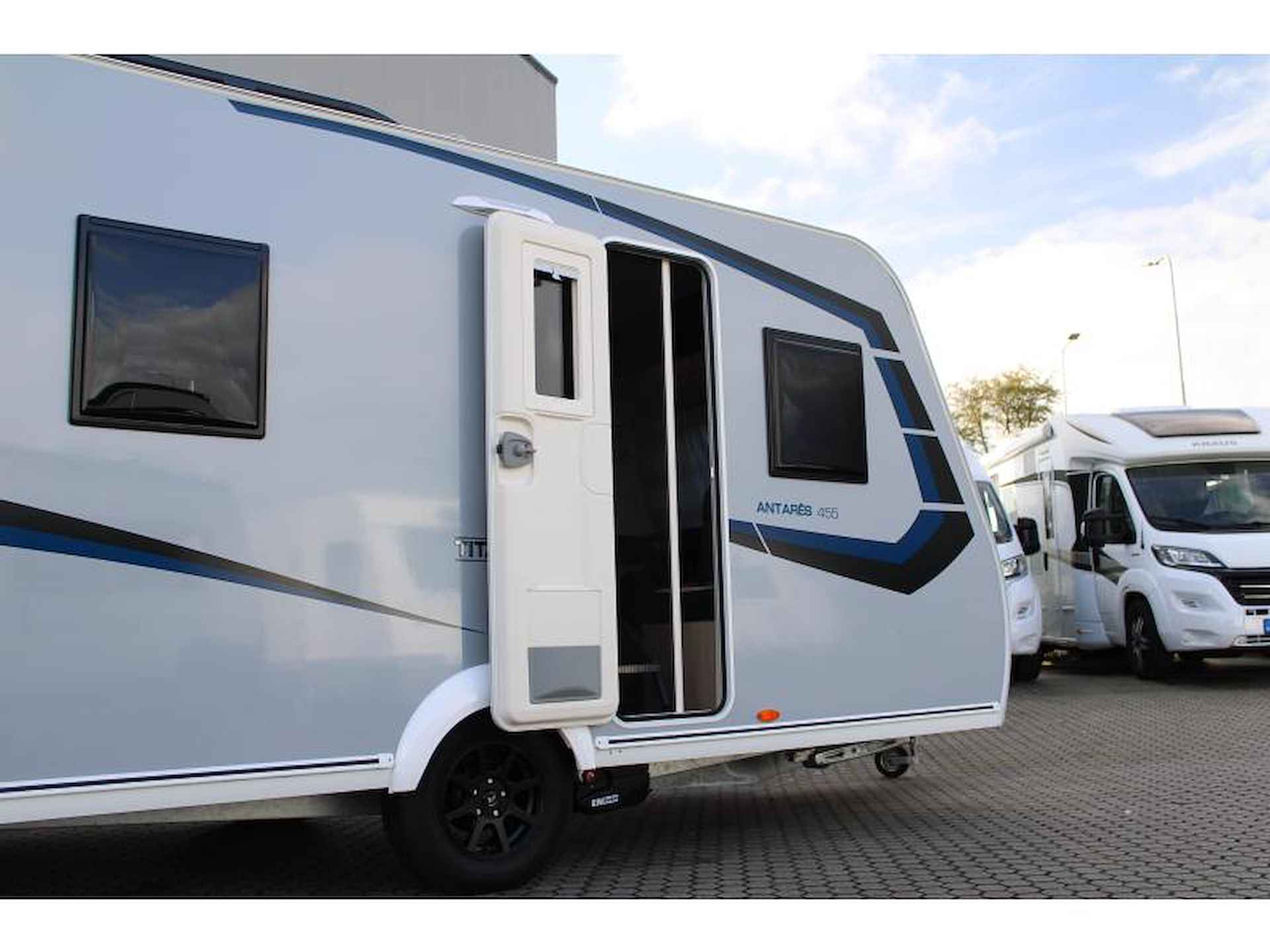 Caravelair Antares Titanium 455 Mover Voortent Luifel TV - 8/23