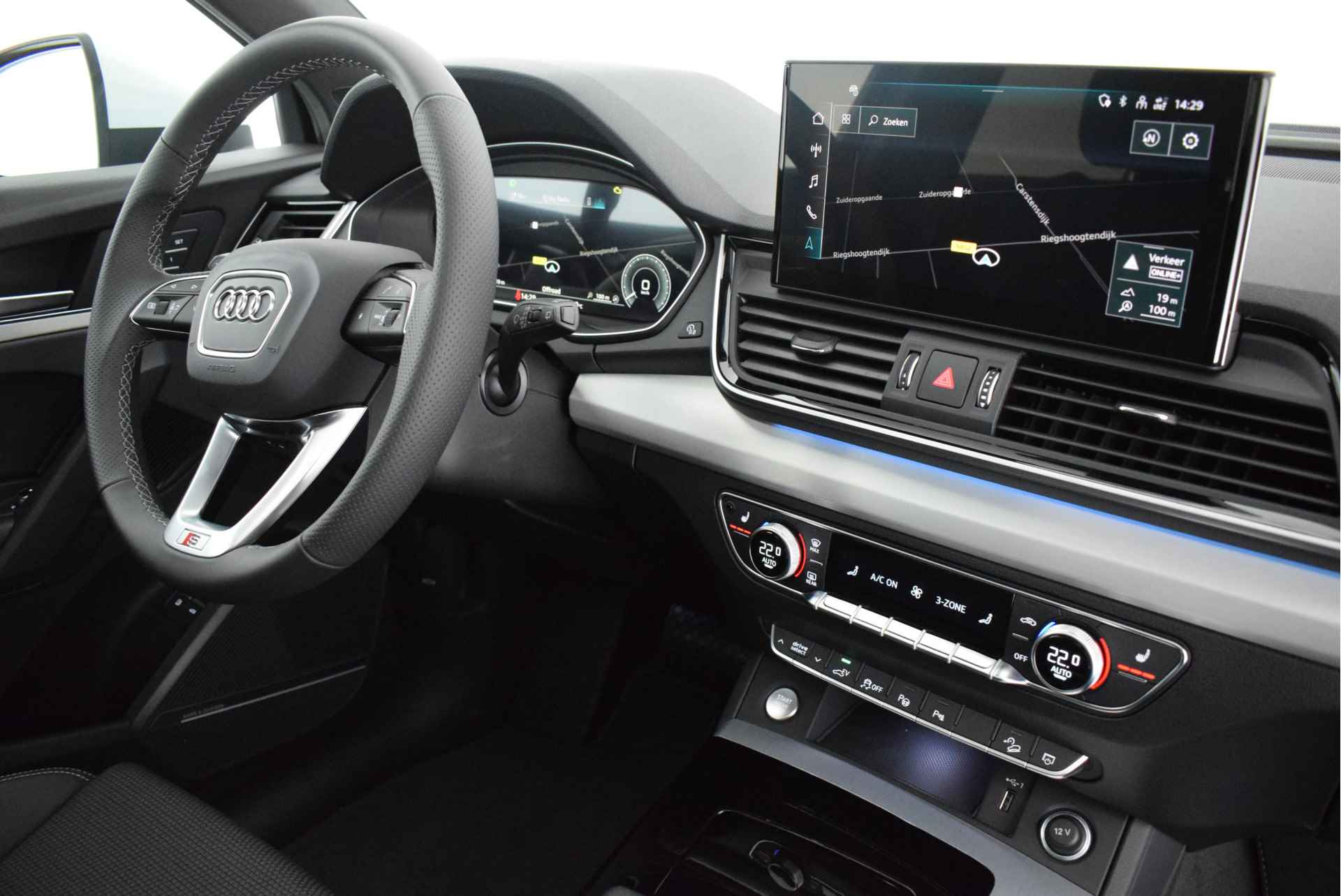 Audi Q5 Sportback 55 TFSI e 368pk 2x S-Line Trekhaak Matrix Led Keyless 360Camera Navigatie - 9/66