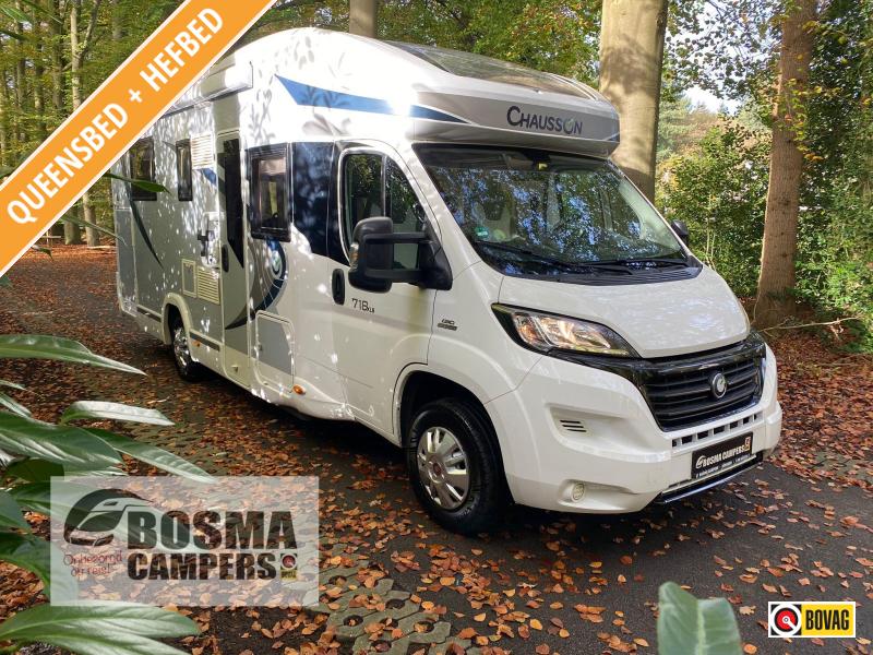 Chausson Titanium 718 XLB Queensbed Hefbed 41000 km