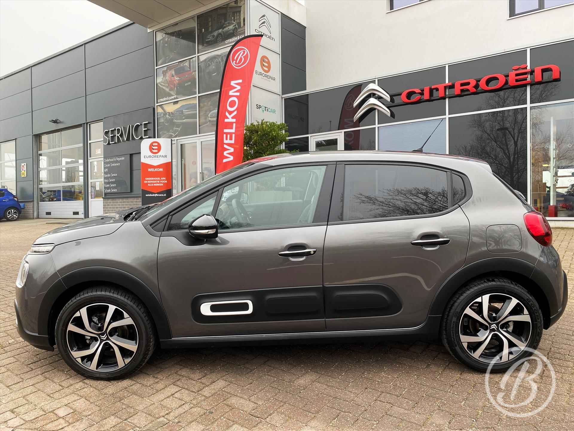 CITROEN C3 1.2 Turbo 110pk EAT6 Automaat Max | keyless, 17 inch velgen, comfort seats wood interieur, armsteun, camera, parkeersensoren, climate en cruise - 3/60