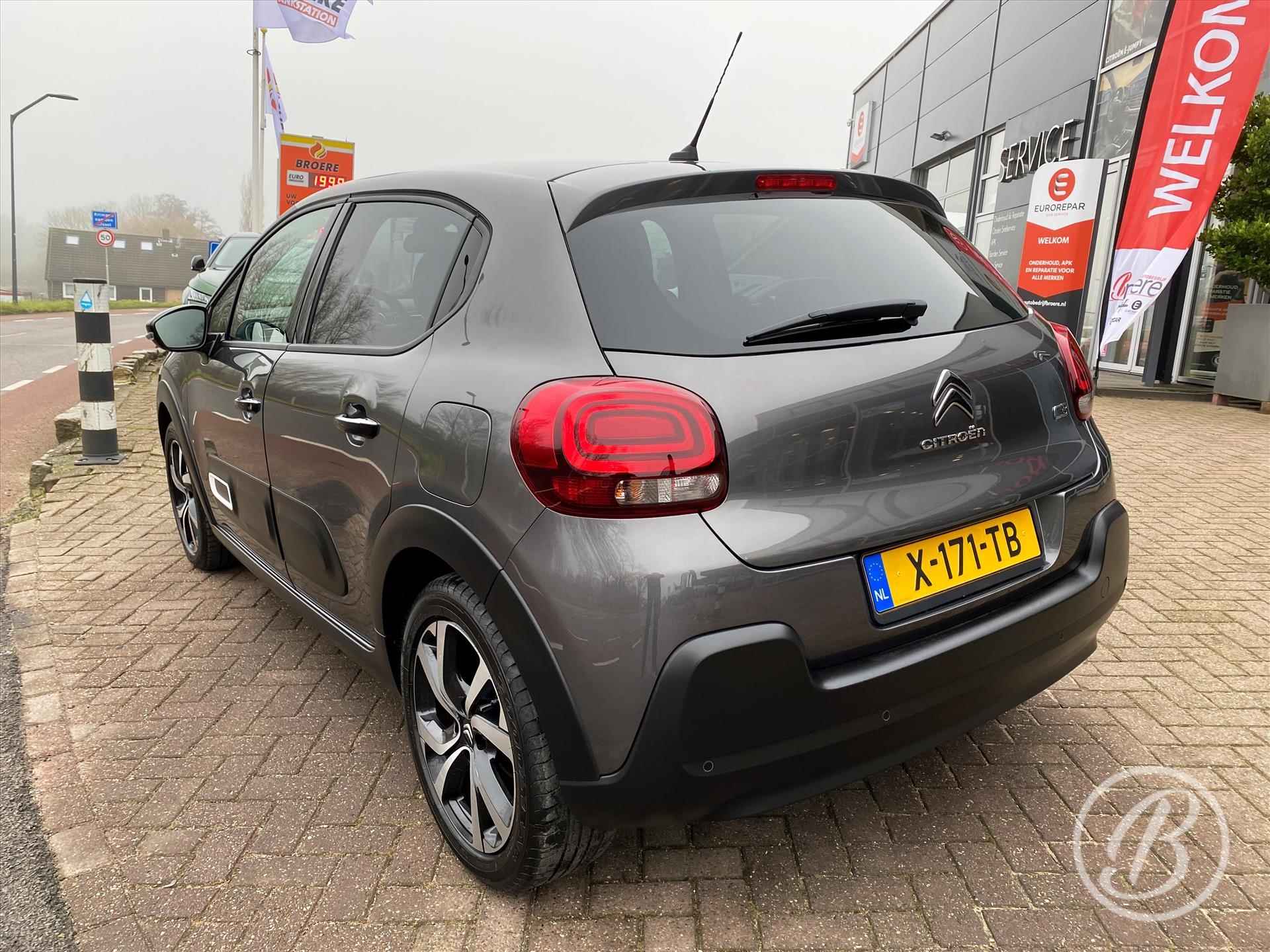 CITROEN C3 1.2 Turbo 110pk EAT6 Automaat Max | keyless, 17 inch velgen, comfort seats wood interieur, armsteun, camera, parkeersensoren, climate en cruise - 4/60