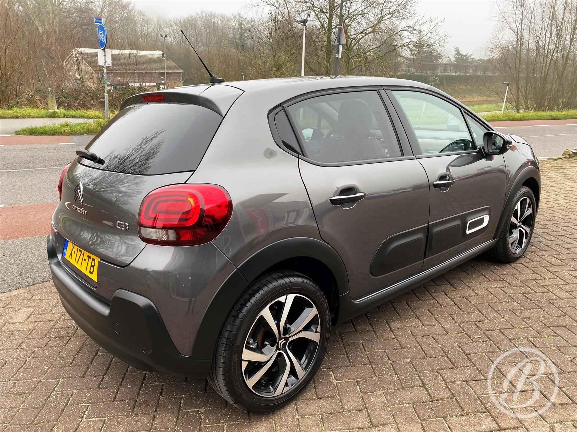 CITROEN C3 1.2 Turbo 110pk EAT6 Automaat Max | keyless, 17 inch velgen, comfort seats wood interieur, armsteun, camera, parkeersensoren, climate en cruise - 5/60