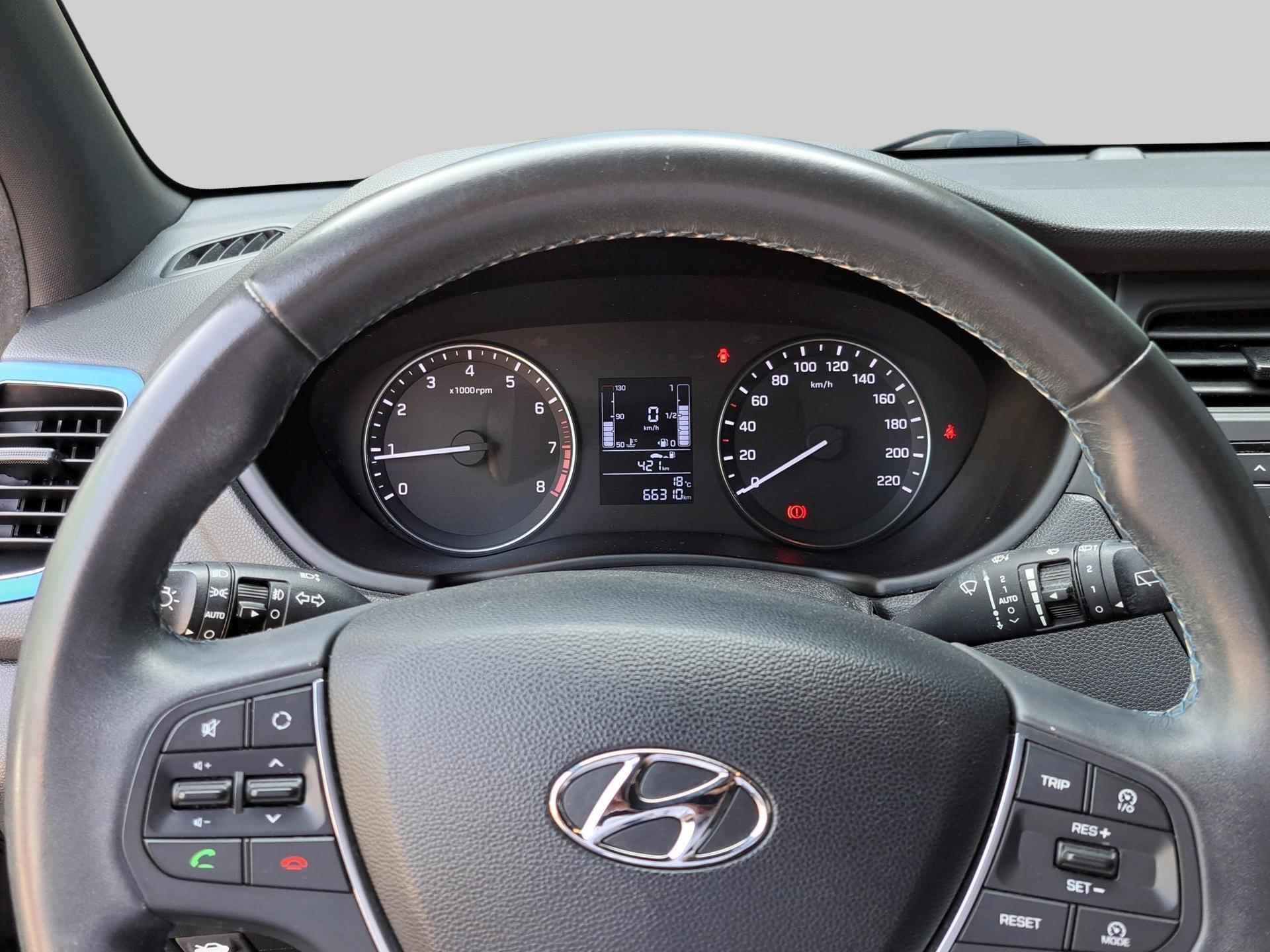 Hyundai i20 1.0 T-GDI Go! 2016 | navigatie | airco | cruise control | parkeercamera | PDC | DAB - 11/22