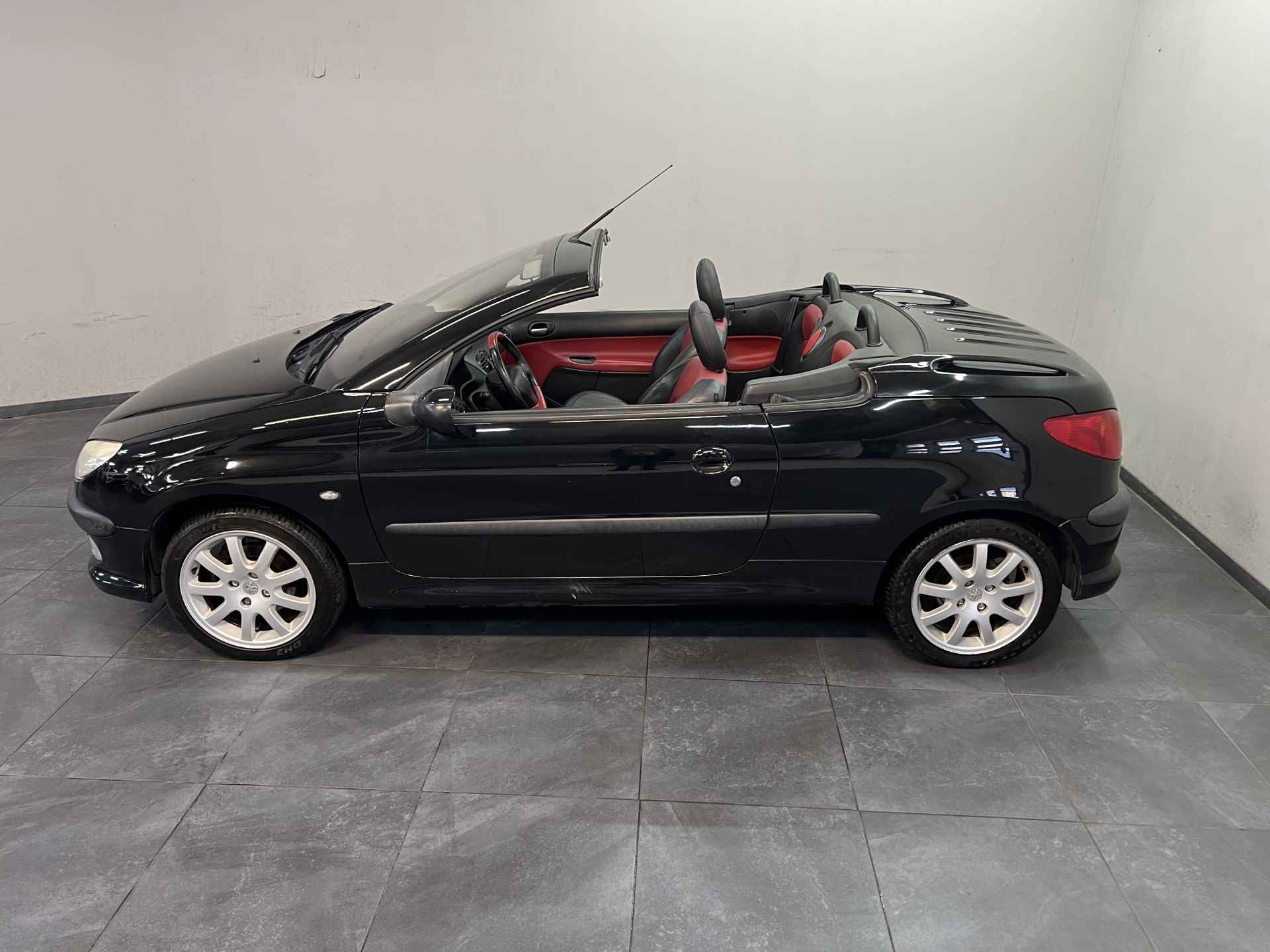 Peugeot 206 CC 1.6-16V Premium✅Cabrio✅Airco✅Climate Control✅Origineel Nederlands✅Leder Bekleding✅Zwart✅NAP✅ - 40/51