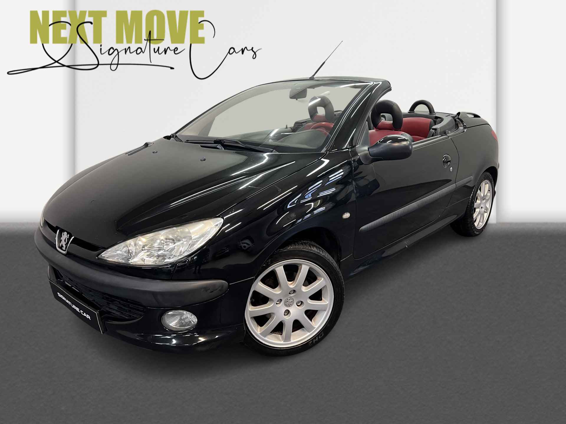 Peugeot 206 CC 1.6-16V Premium✅Cabrio✅Airco✅Climate Control✅Origineel Nederlands✅Leder Bekleding✅Zwart✅NAP✅ - 1/51