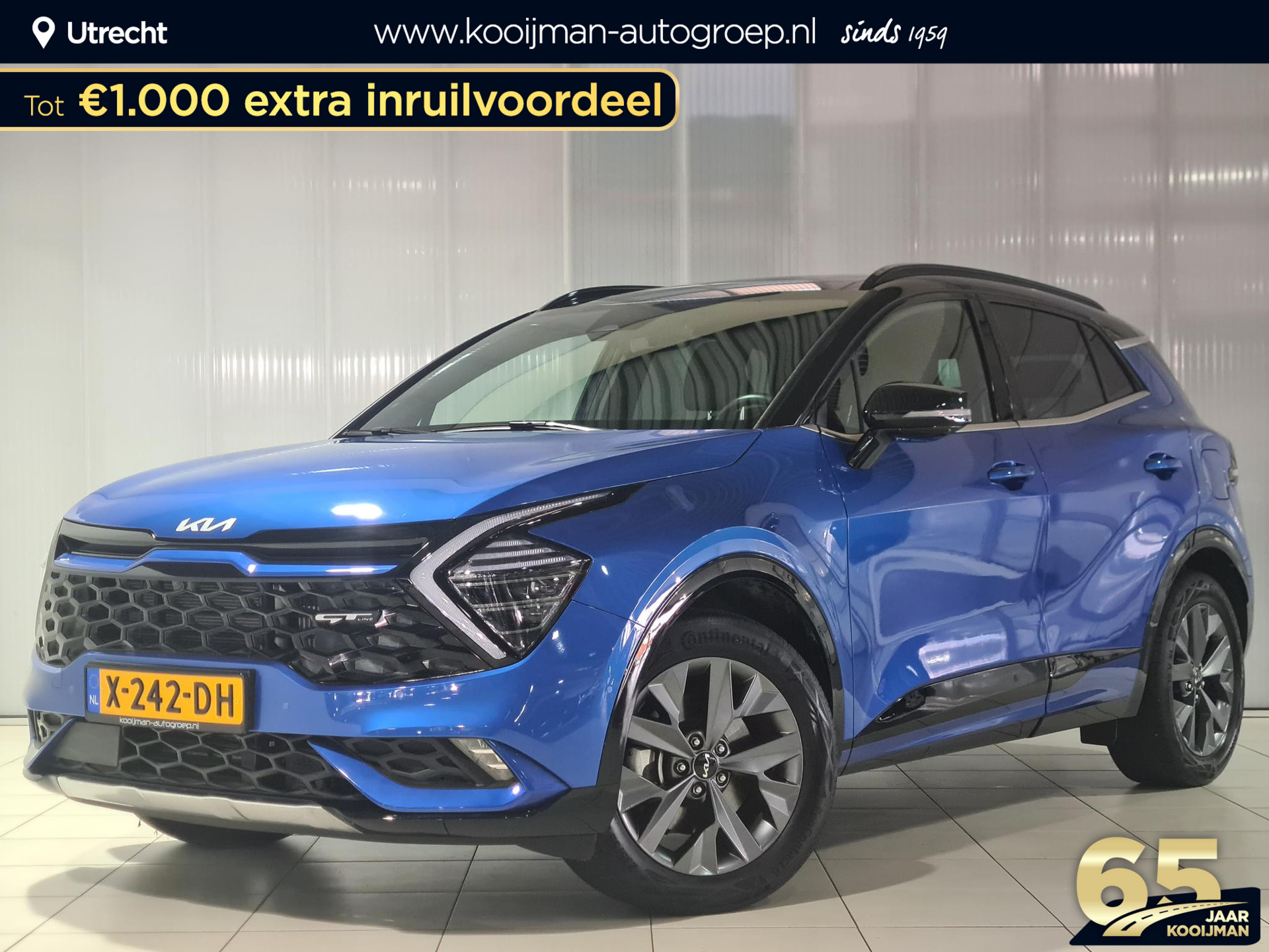 Kia Sportage 1.6 T-GDi Hybrid GT-PlusLine Super complete uitvoering! | Stoelventilatie | Harman Kardon | Electr. schuif-kantel dak | Electr.stoelverstelling met geheugen