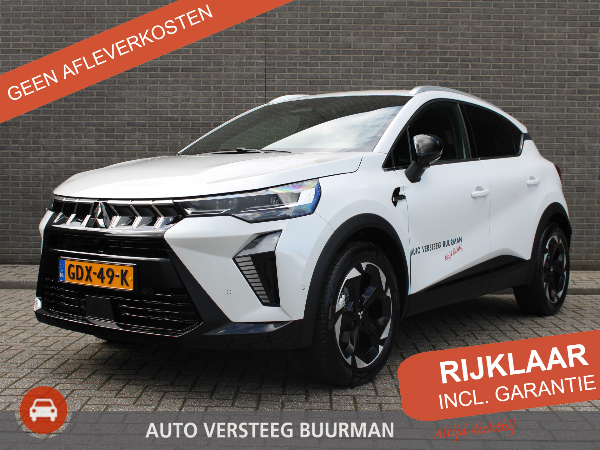 Mitsubishi ASX 1.3 DI-T Intense+ FACELIFT 2024! tot 8 jaar fabrieksgarantie, CruiseControl, Applecarpl./Andr. auto, dodehoek detectie