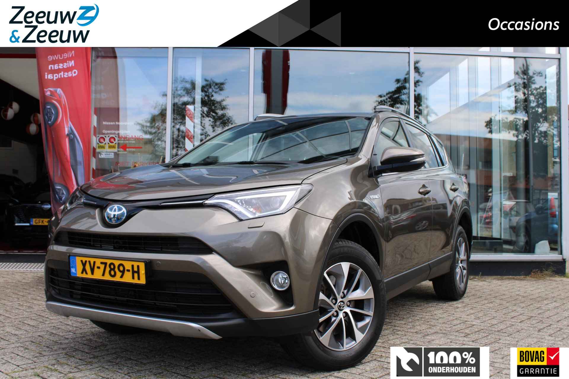 Toyota RAV4 2.5 Hybrid Energy 197PK | Bi-led verlichting | Navigatie | Parkeersensoren voor en achter | Achteruitrijcamera | Lichtmetalen wielen | Cruise controle | Stoelverwarming | Climate controle | Dakrailing | Mistlampen voor | - 1/43