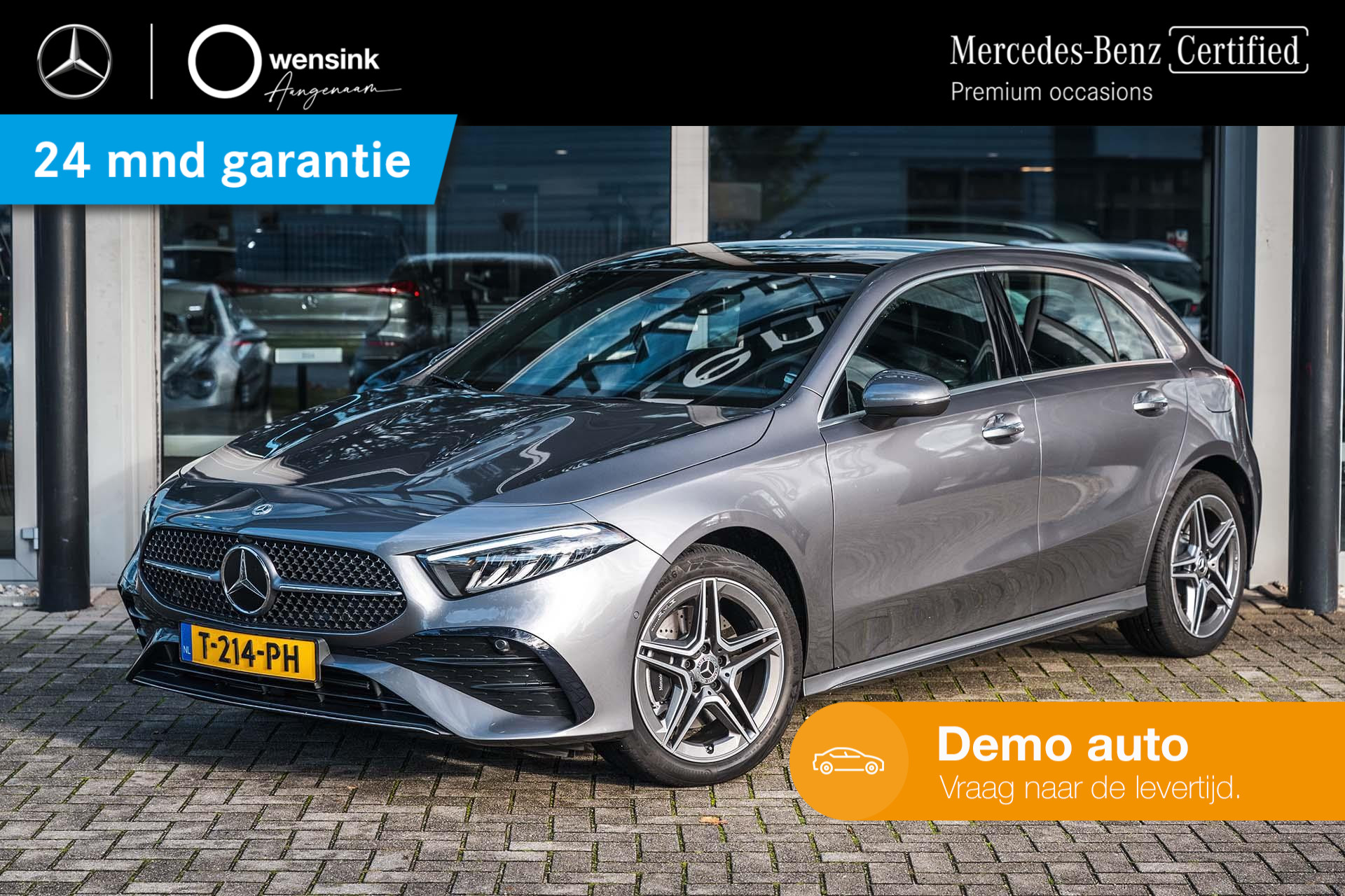 Mercedes-Benz A-klasse 250e AMG Line Facelift | Panoramadak | Camera | Sfeerverlichting | LED Performance | Widescreen | Stoelverwarming