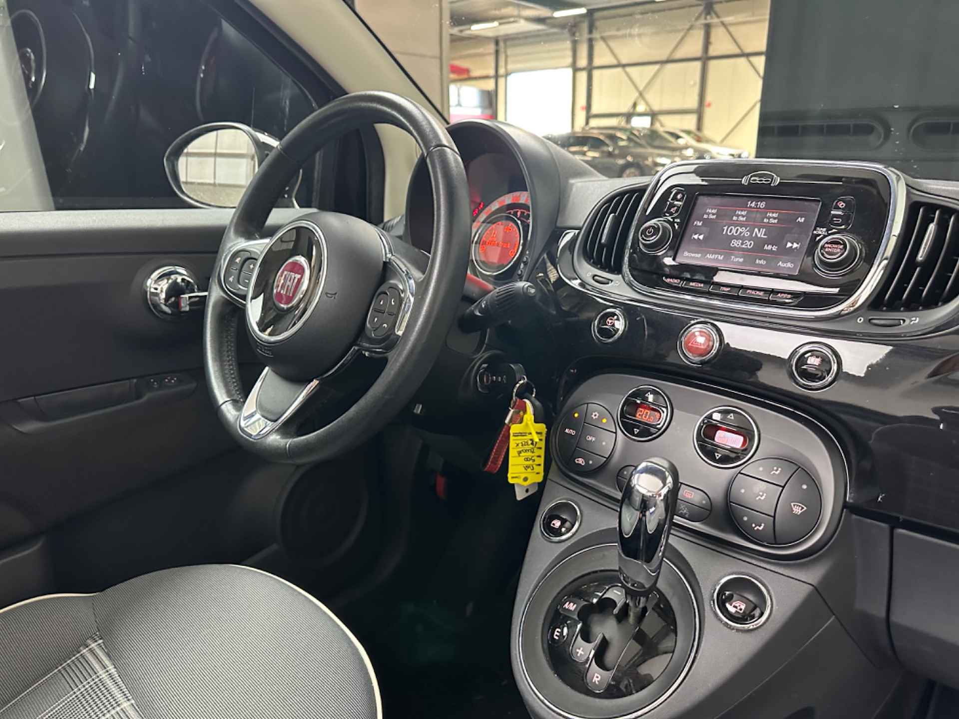 Fiat 500C 1.2 Lounge Automaat | Navigatie | Climate Control | Parkeersensoren | Bluetooth-Telefoonverbinding | !! - 6/21