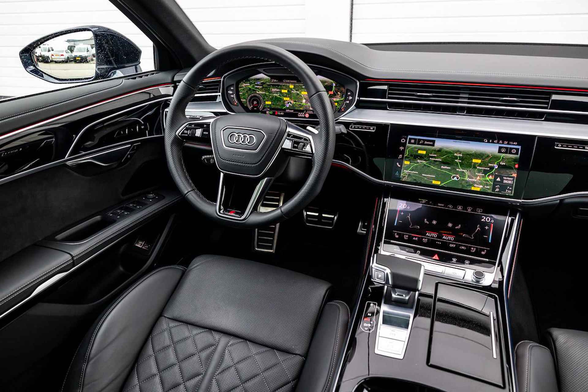 Audi A8 60 TFSIe 462pk Quattro S-Line | Head-up Display | Panoramadak | Digital Matrix LED - 16/55