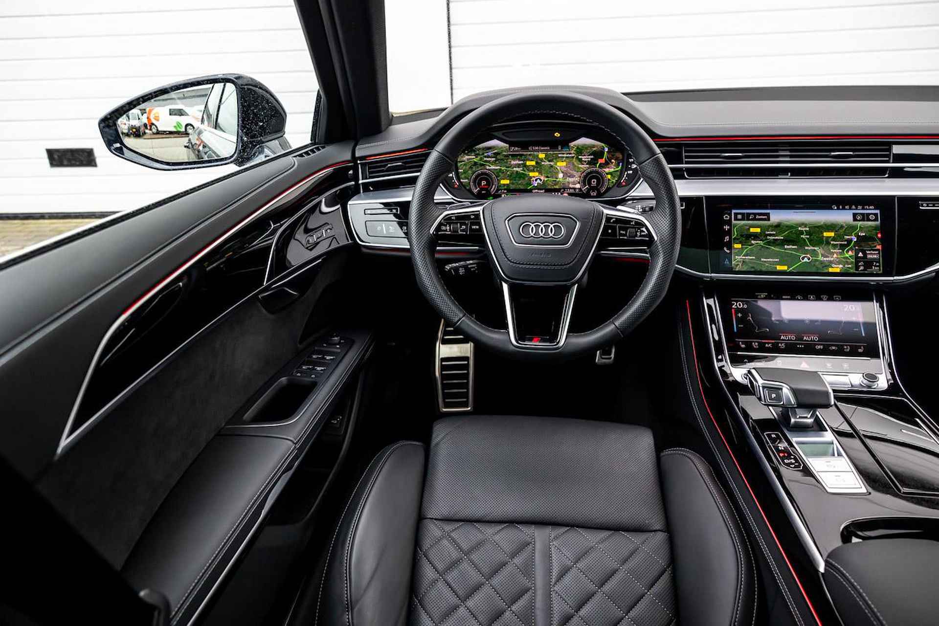 Audi A8 60 TFSIe 462pk Quattro S-Line | Head-up Display | Panoramadak | Digital Matrix LED - 54/55