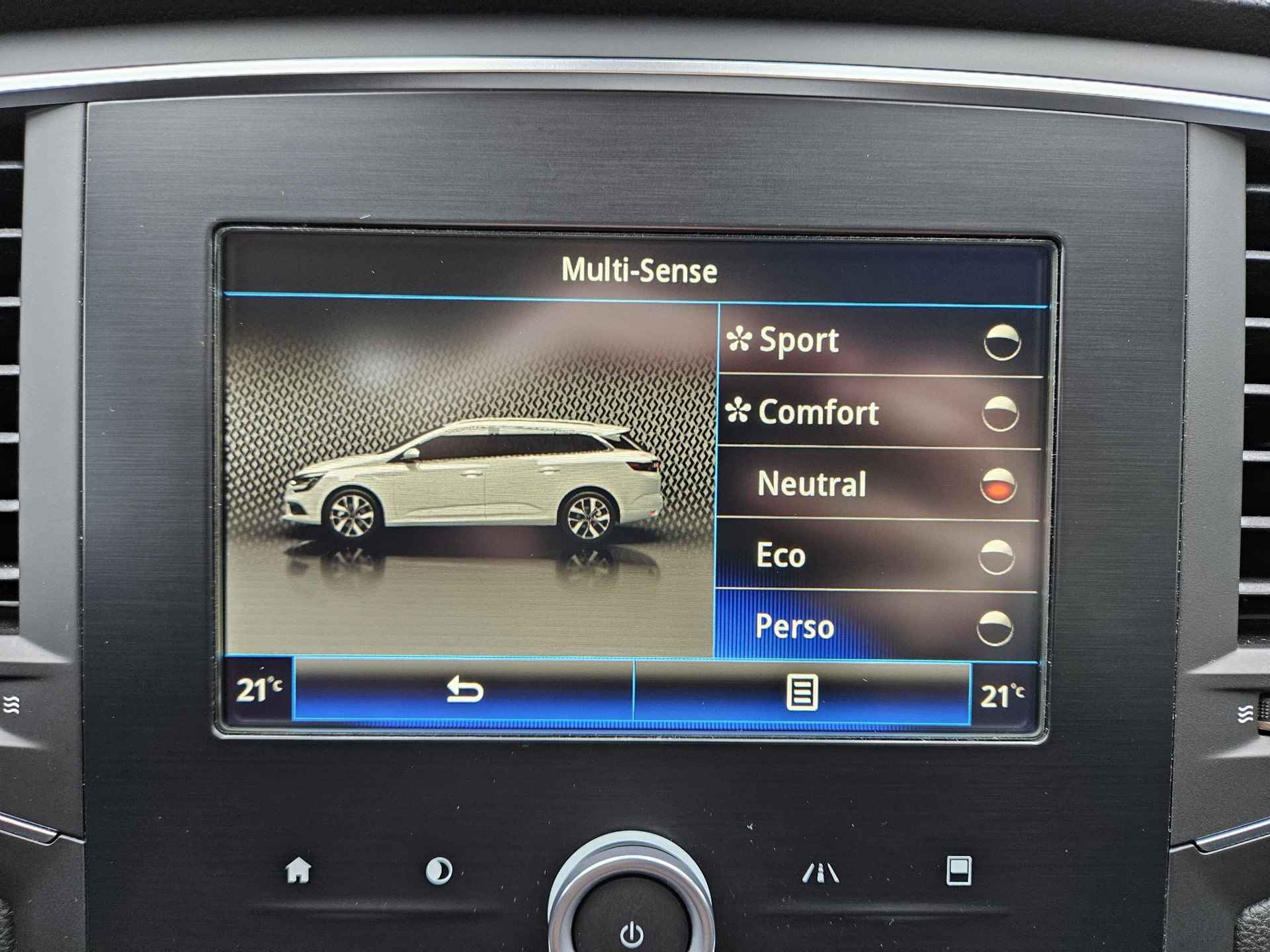 Renault Mégane Estate 1.2 TCe GT-Line /Apple Carplay/Parkeersens. rondom met camera/Cruise&Clima Control/DAB+/Grootlichtassistent/Dodehoek detectie/(MET GARANTIE*) - 20/40