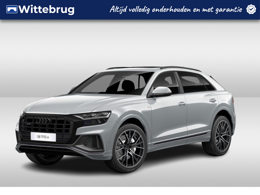 Audi Q8 55 TFSI e 381pk quattro Pro Line S | Panoramadak | Leder | Bang & Olufsen | Optiek zwart | 22" LM velgen