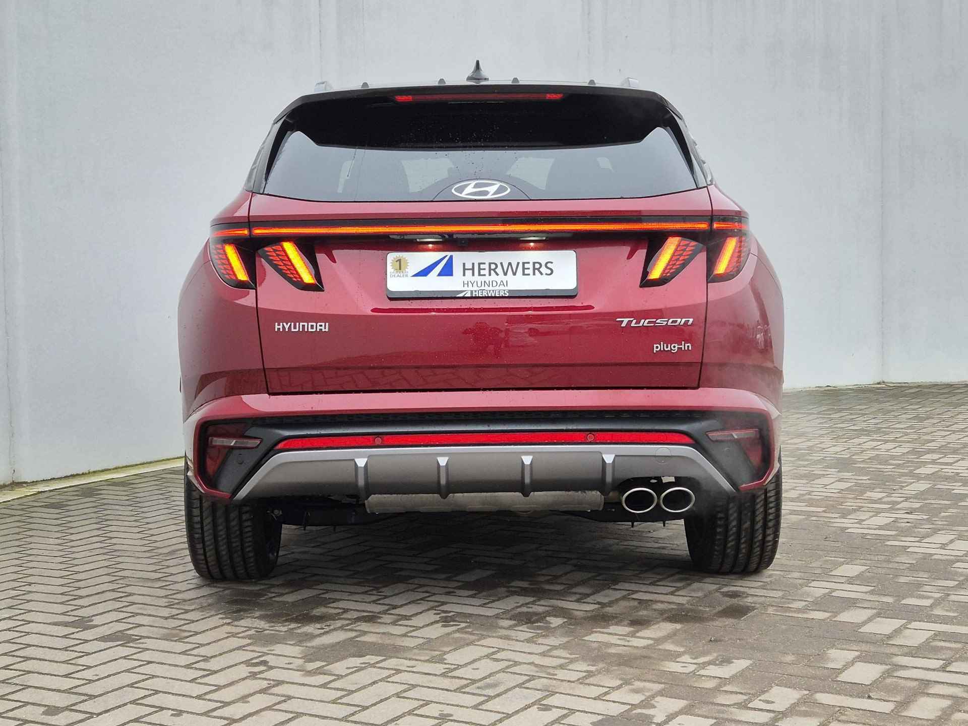 Hyundai Tucson 1.6 T-GDI PHEV plug-in N Line 4WD Automaat / dealer Onderhouden / Apple Carplay Android Auto / Adaptief cruise control / Elektrische bedienbare achterklep / Trekgewicht 1350 Kg / - 34/55