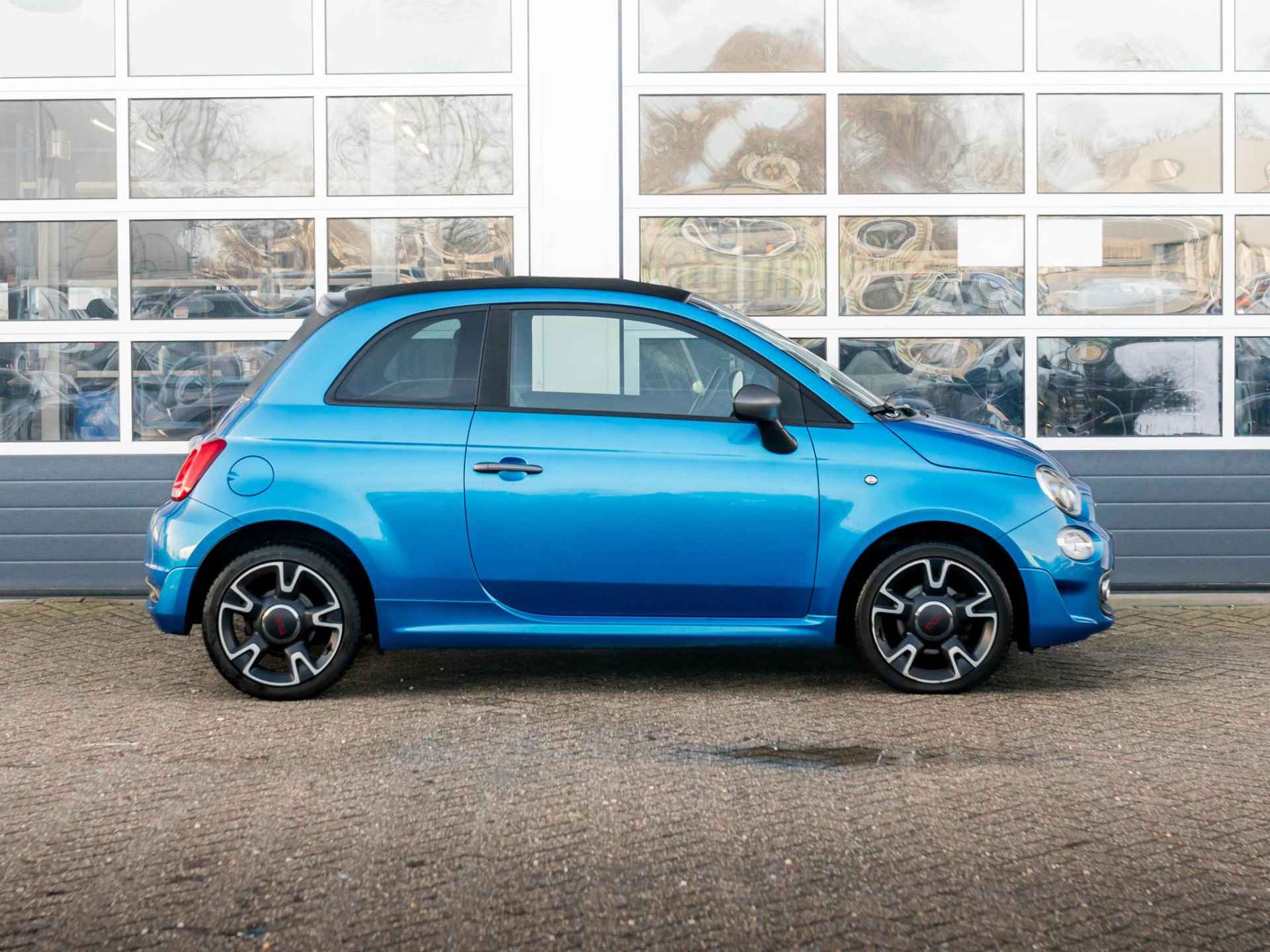 Fiat 500 TwinAir Turbo Sport | Cabrio | 105pk | Clima | PDC | 16" |  Navi | Priv. glass - 4/29