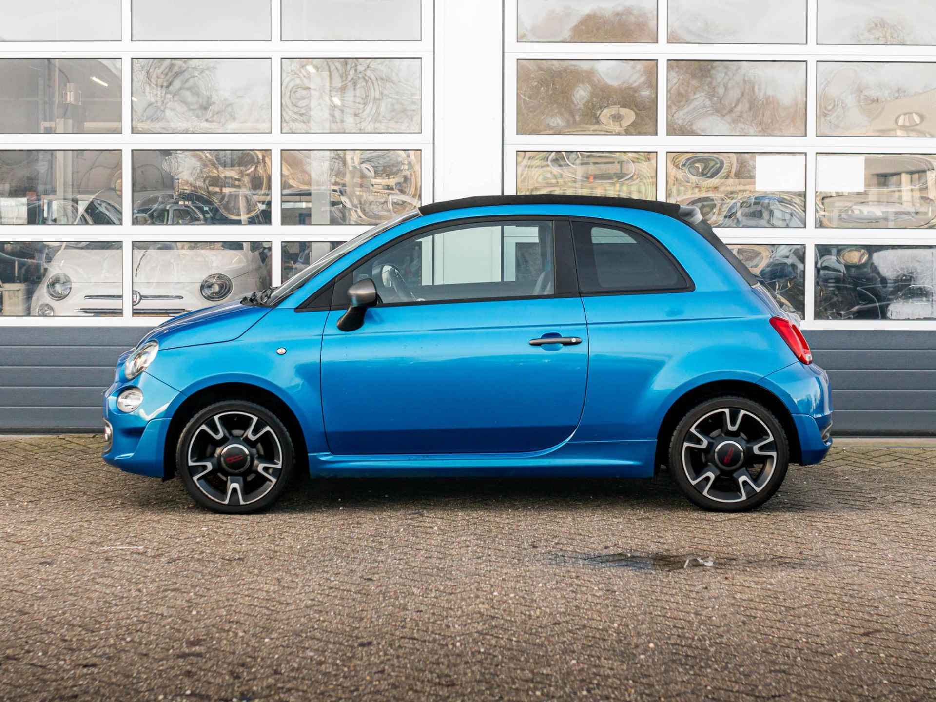 Fiat 500 TwinAir Turbo Sport | Cabrio | 105pk | Clima | PDC | 16" |  Navi | Priv. glass - 8/29