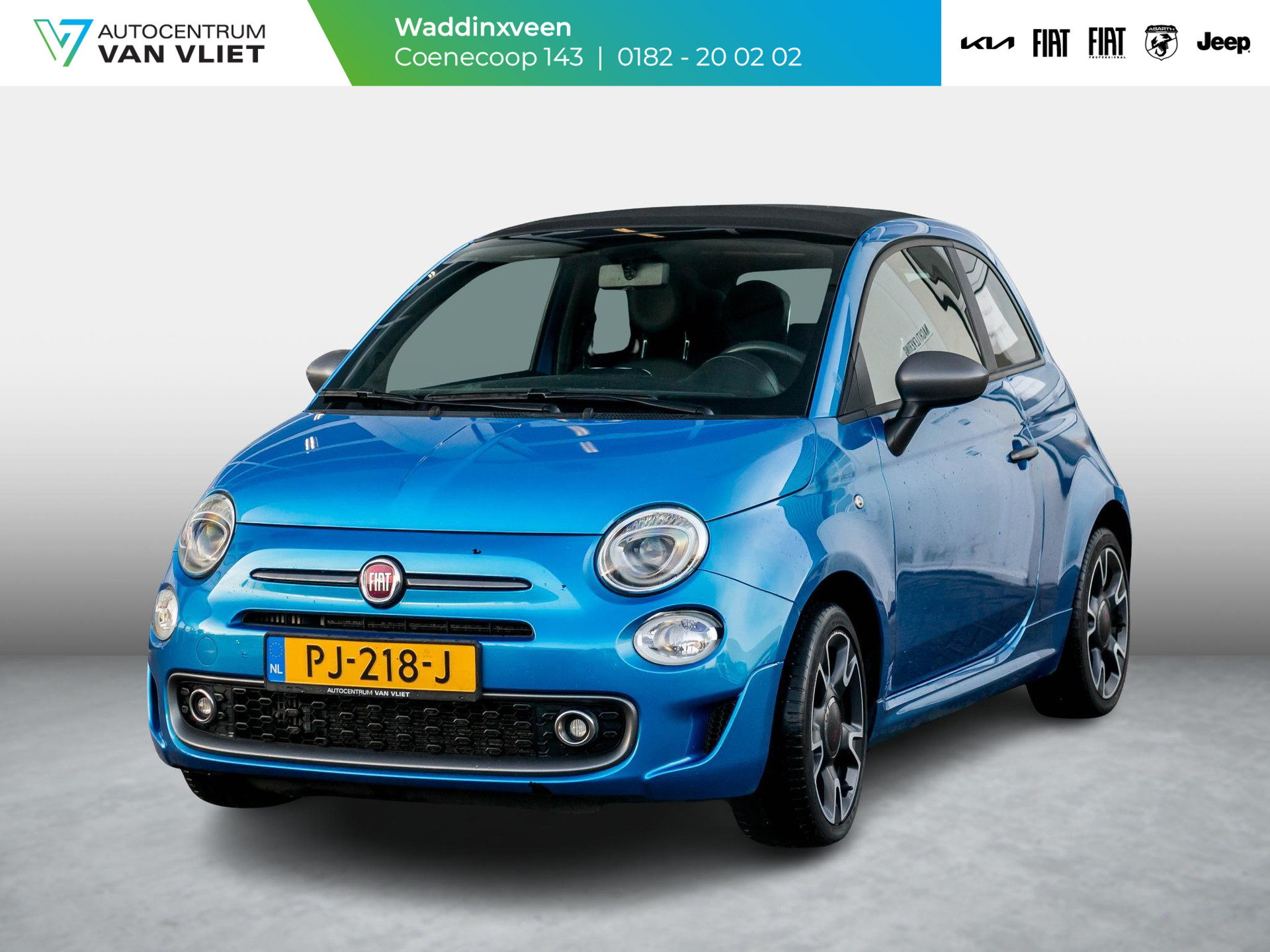 Fiat 500 TwinAir Turbo Sport | Cabrio | 105pk | Clima | PDC | 16" |  Navi | Priv. glass