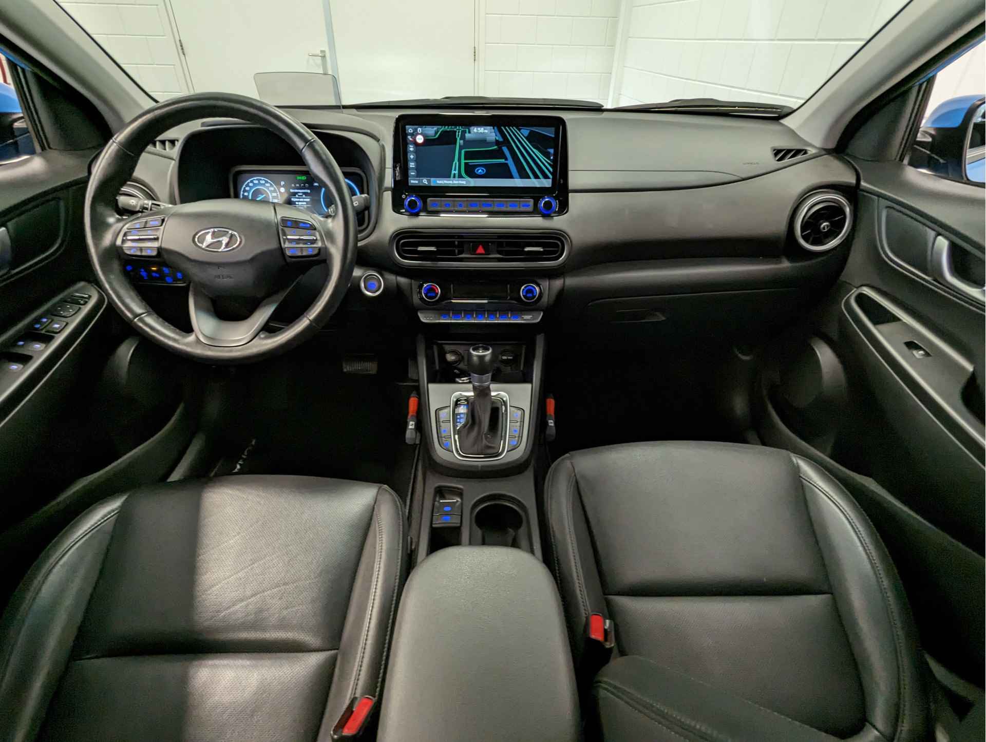 Hyundai KONA 1.6 GDI HEV Premium LEDER | LED | KEYLESS | ZEER COMPLETE SUV - 15/46