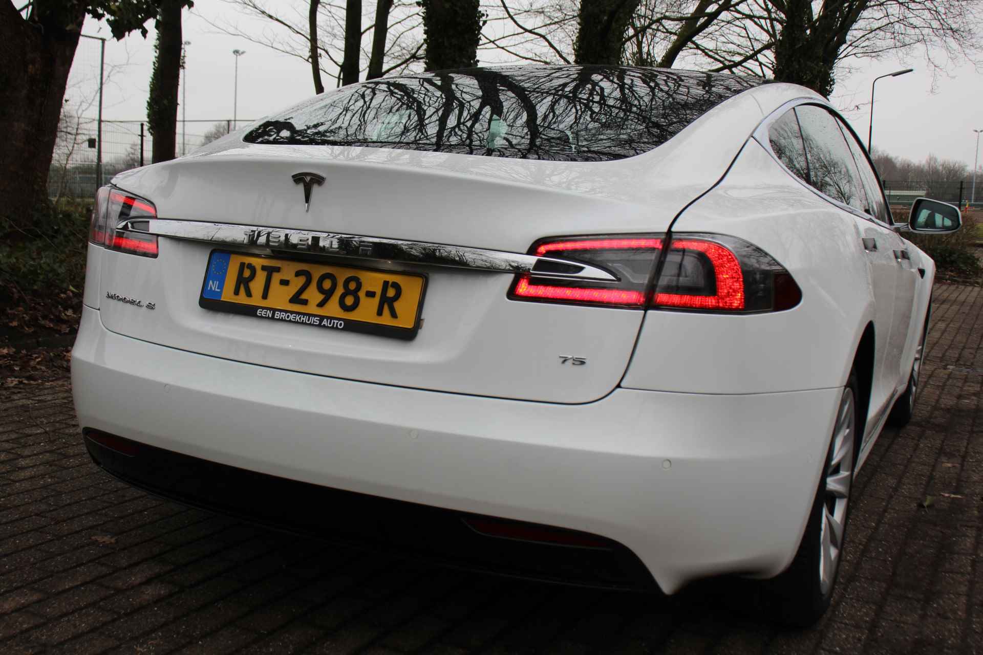 Tesla Model S 75 | INCL. BTW! | NL-AUTO! | 1E EIGENAAR! | PANODAK | AUTOPILOT | LUCHTVERING | LEDER/STOF | ZEER NETJES!! - 60/60