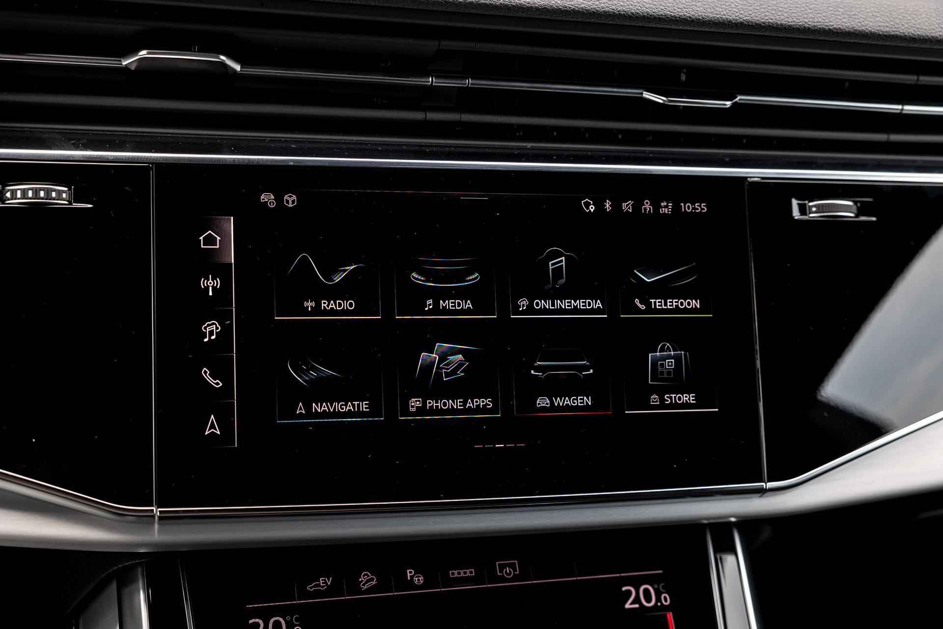 Audi Q8 55 TFSI e 394pk quattro Pro Line S | Bang & Olufsen | Panoramadak | LMV 23" - 38/55