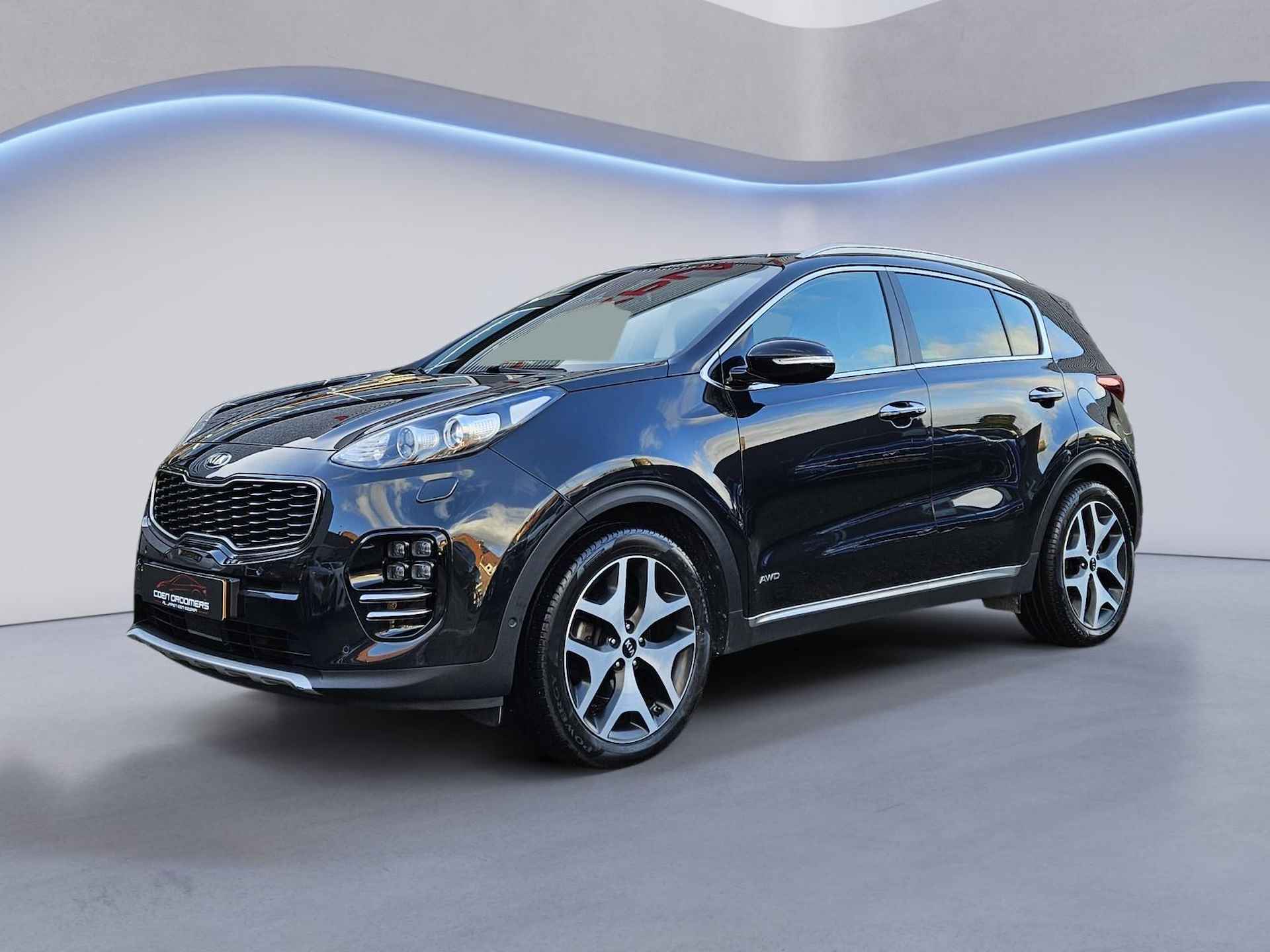 Kia Sportage 1.6 T-GDI 4WD GT-Line PlusLine /Apple Carplay/Panodak/Parkeersens. Rondom met camera/Stoelverw.+verkoeling/Stuurverw./Leder/JBL/Achterbankverw./(MET GARANTIE*) - 1/43