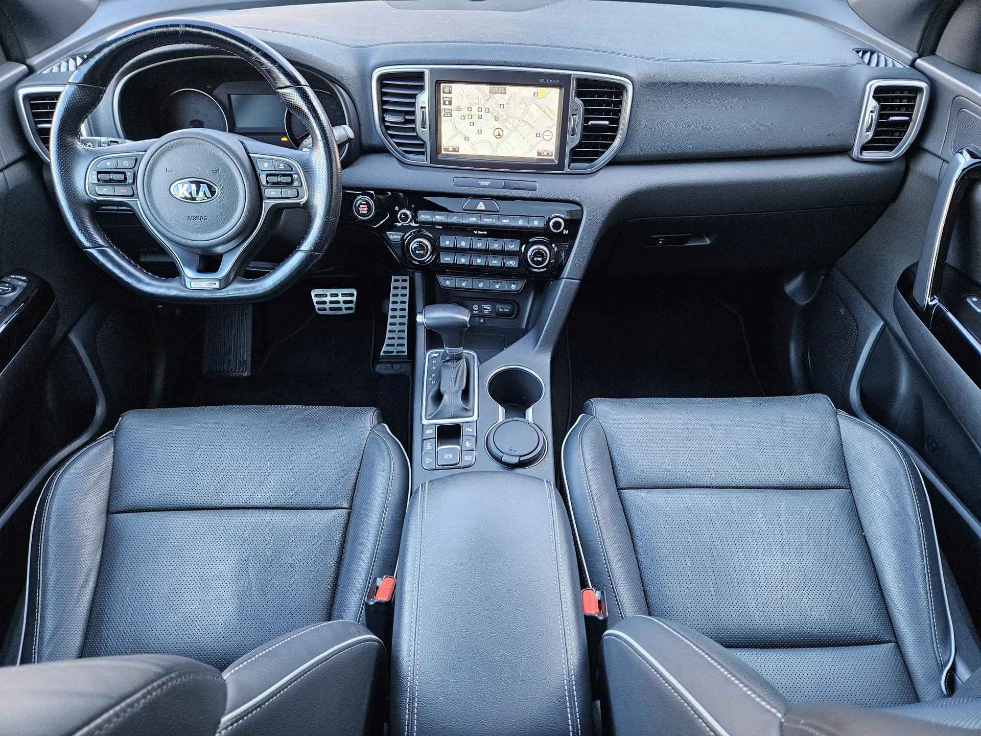 Kia Sportage 1.6 T-GDI 4WD GT-Line PlusLine /Apple Carplay/Panodak/Parkeersens. Rondom met camera/Stoelverw.+verkoeling/Stuurverw./Leder/JBL/Achterbankverw./(MET GARANTIE*) - 10/43