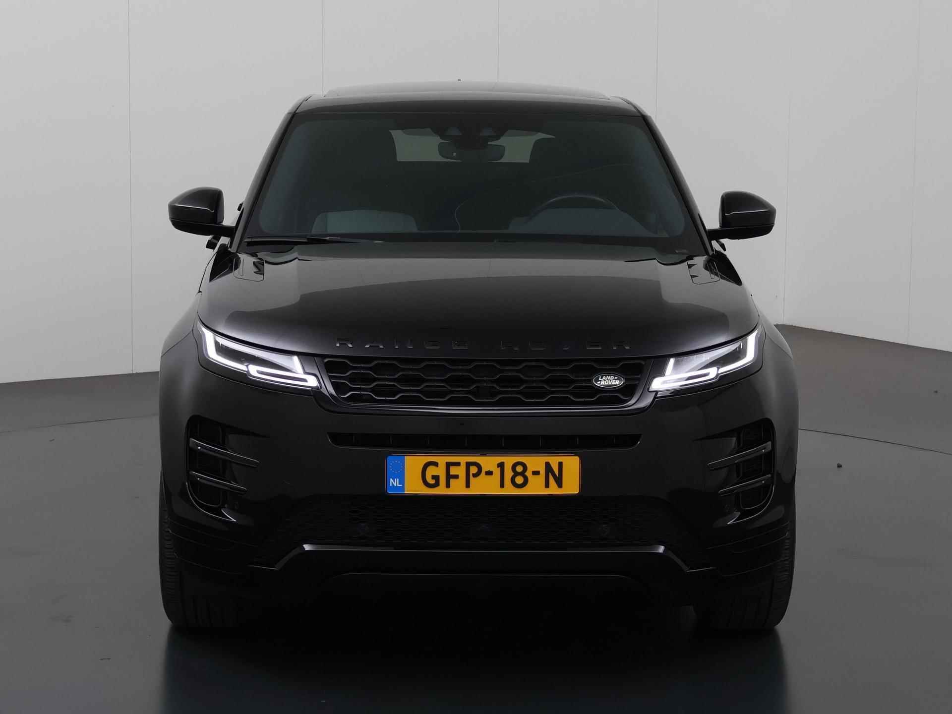 Land Rover Range Rover Evoque 1.5 P300e AWD R-Dynamic SE |  Camera | Apple CarPlay | Panoramadak | Navigatie | Lederen Interieur | 20" Lichtmetalen velgen | LED | Meridian Audio | Volledig dealer onderhouden | Memory seats | - 4/40