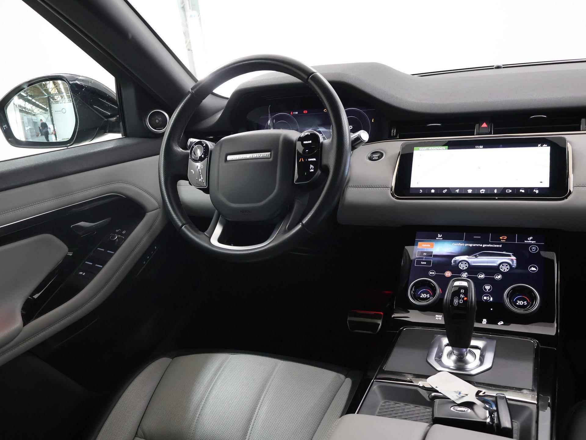 Land Rover Range Rover Evoque 1.5 P300e AWD R-Dynamic SE |  Camera | Apple CarPlay | Panoramadak | Navigatie | Lederen Interieur | 20" Lichtmetalen velgen | LED | Meridian Audio | Volledig dealer onderhouden | Memory seats | - 10/40