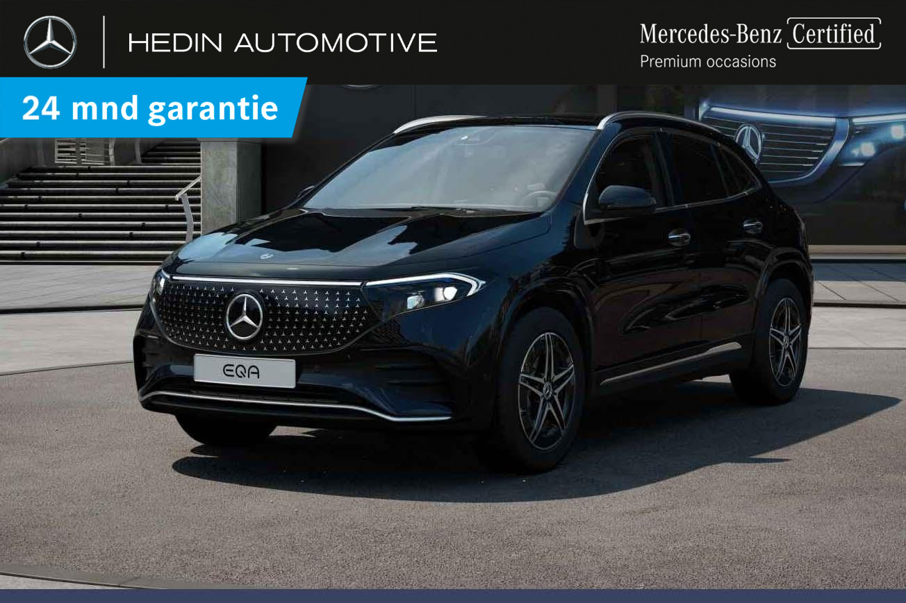 Mercedes-Benz EQA EQA 250+ AMG Line | Premium Pakket | Panoramadak | LED | Advanced Sound System | Sfeerverlichting | Stoelverwarming | Keyless-Go | Parktronic