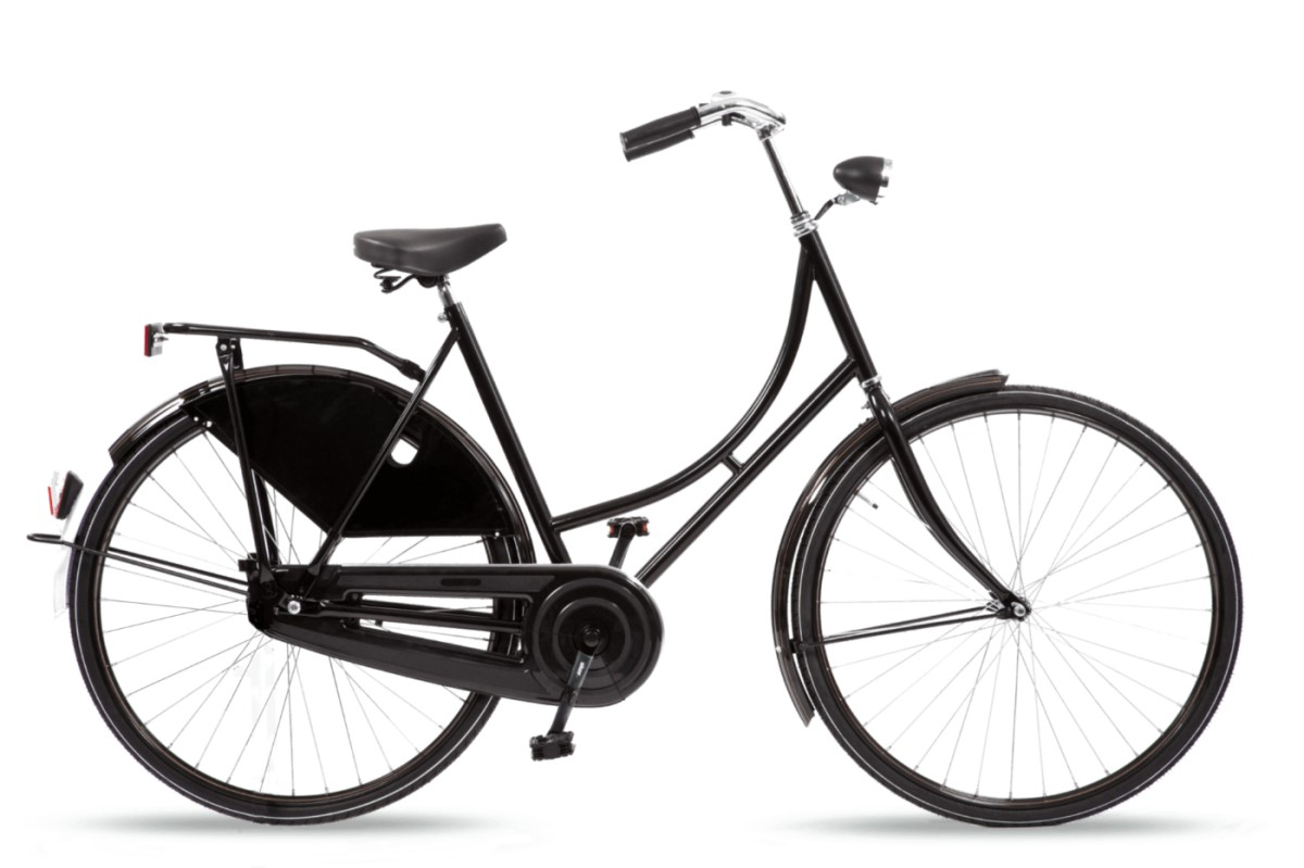 Empo nostalgie - fietsnr. 6 Dames zwart 50cm 2021 bij viaBOVAG.nl