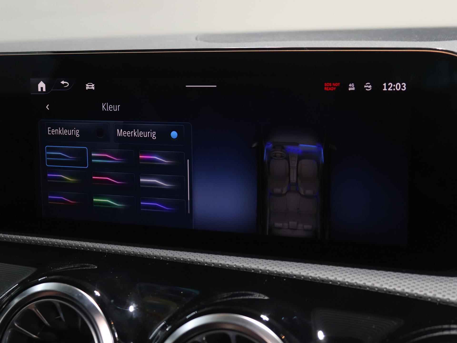 Mercedes-Benz CLA-klasse 180 AMG Line | Facelift | Panoramadak | memorypakket | 19'' | head-up display | MBUX | 360 camera | Sfeerverlichting - 12/25