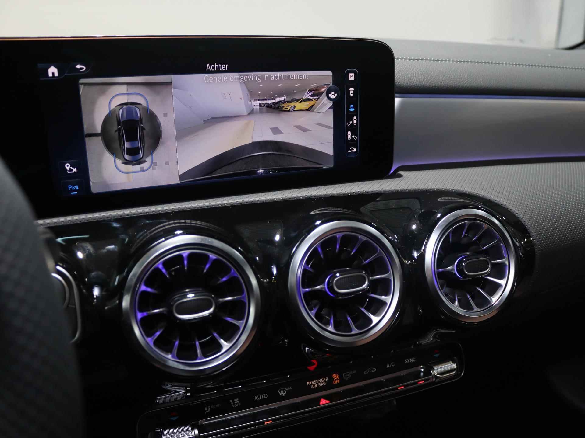 Mercedes-Benz CLA-klasse 180 AMG Line | Facelift | Panoramadak | memorypakket | 19'' | head-up display | MBUX | 360 camera | Sfeerverlichting - 22/25