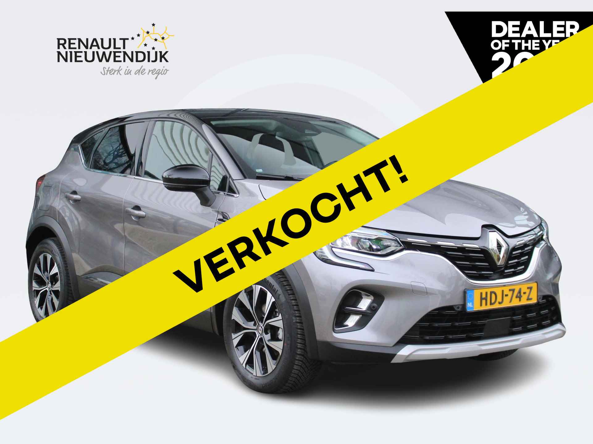 Renault Captur 1.3 TCe 140 EDC Techno AUTOMAAT / 9,3'' NAVI / 10,25'' COCKPIT / CAMERA / PDC / ADAPT. CRUISE / STOELV. / STUURV. / VOORRUITV. / CLIMATE / 17'' LMV ALL-SEASON - 1/62