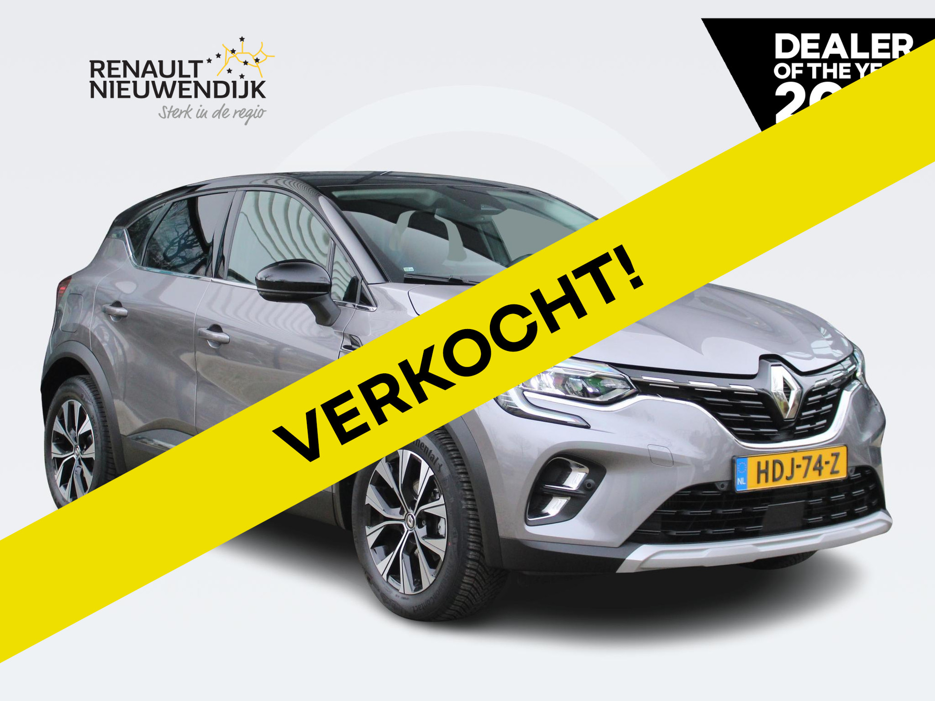 Renault Captur 1.3 TCe 140 EDC Techno AUTOMAAT / 9,3'' NAVI / 10,25'' COCKPIT / CAMERA / PDC / ADAPT. CRUISE / STOELV. / STUURV. / VOORRUITV. / CLIMATE / 17'' LMV ALL-SEASON