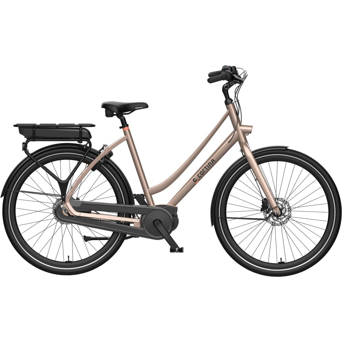 CORTINA E-Tide incl. 400Wh Dames Dovi Sand 53cm 2025