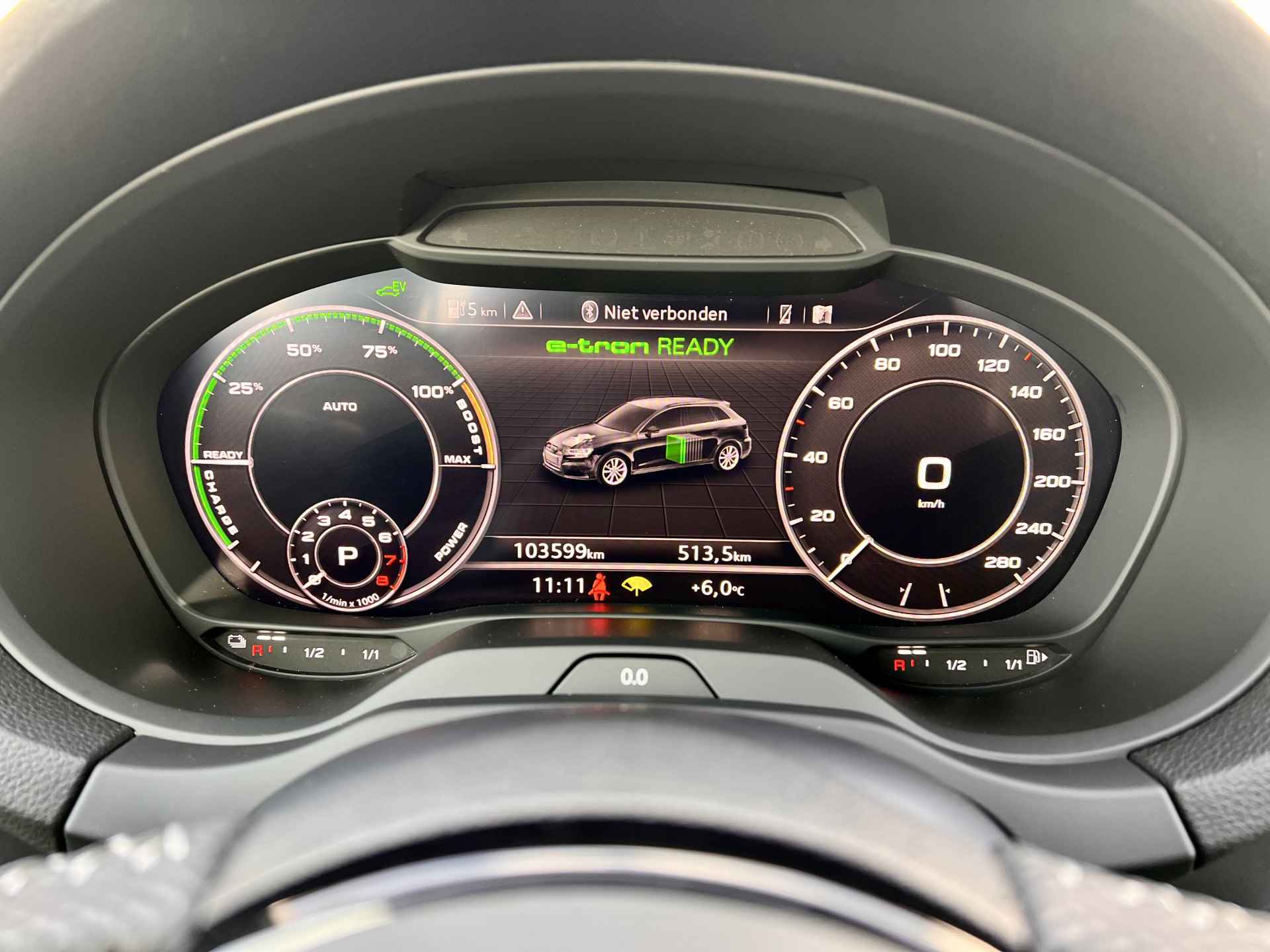 Audi A3 Sportback 40 e-tron Advance Sport | Plug-In PHEV | S-Line | Virtual | Camera | Navi | | Half Leer/Stof | % Bovag Occasion Partner % - 31/34