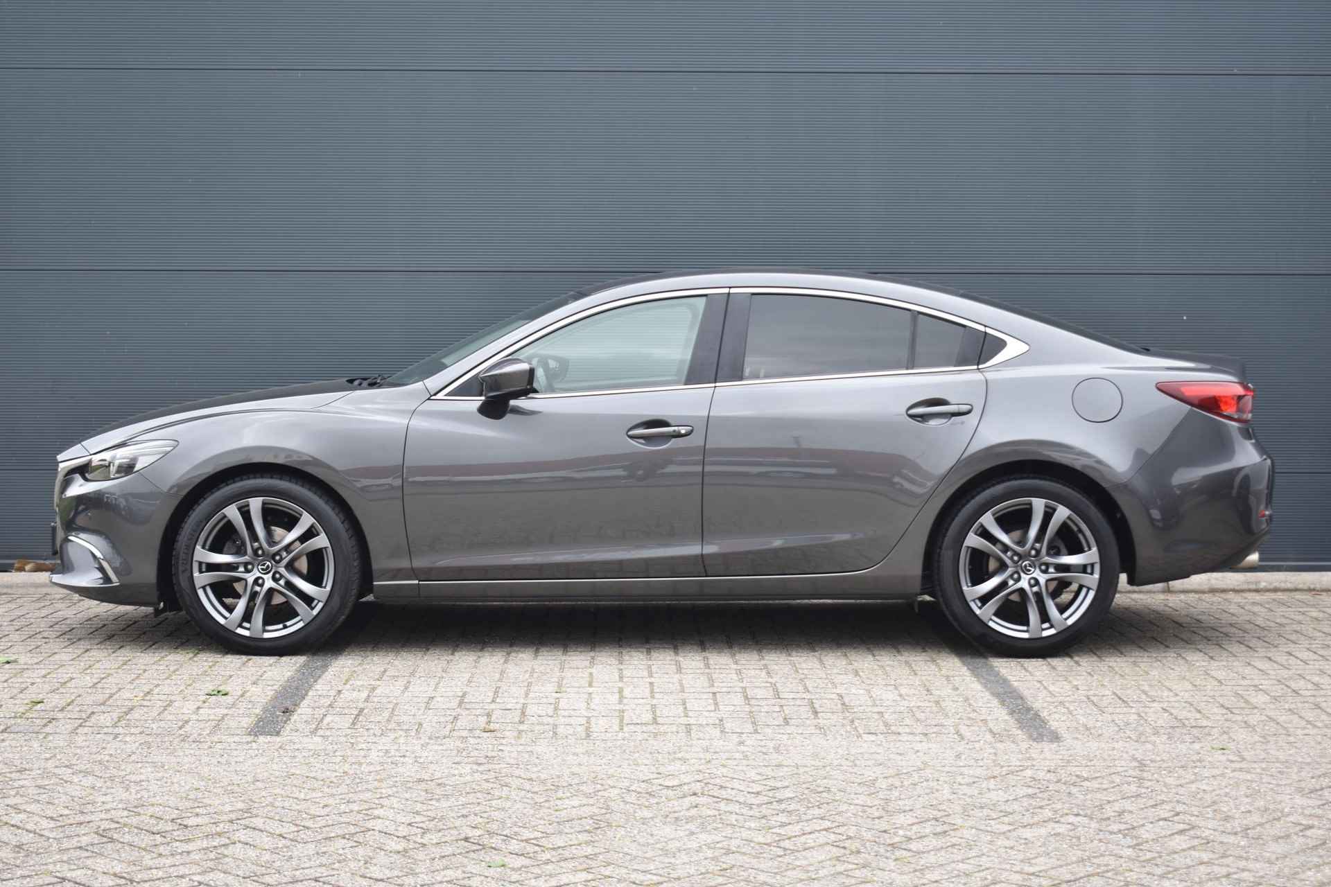 Mazda 6 2.0 SkyActiv-G Skylease Drive 165pk | Automaat | Navigatie | Lederen Bekleding | Achteruitrijcamera | - 8/39