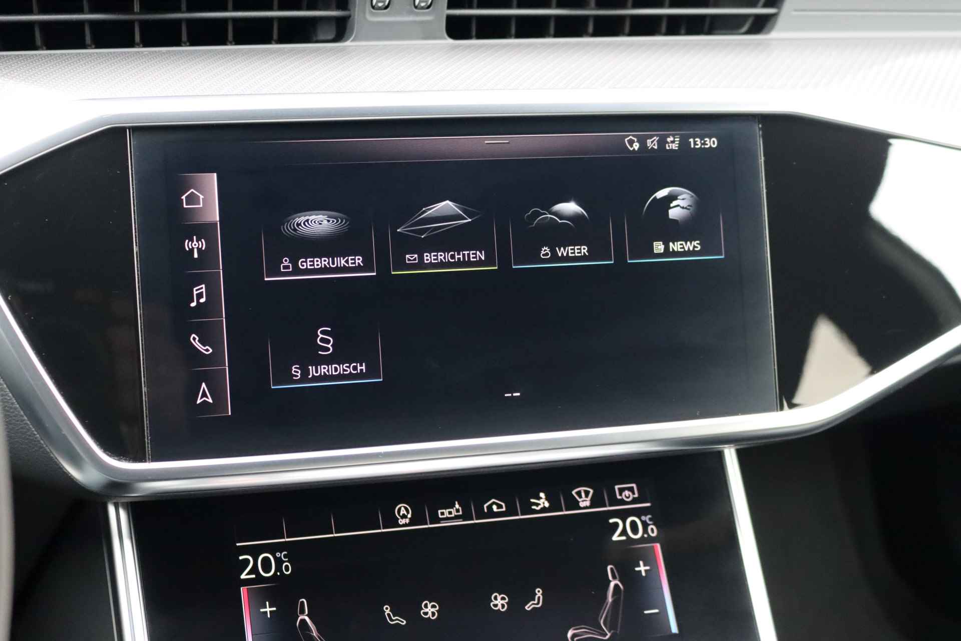 Audi A7 Sportback 4.0 TFSI RS 7 Quattro Aut8 | Vierwielbesturing | Keramisch | Adaptive Cruise Control | HUD | Bang&Olufsen | Stoelventilatie | Nappa Leder | Assistentiepakket City/Tour | Matrix-LED | Soft-Close | - 41/47