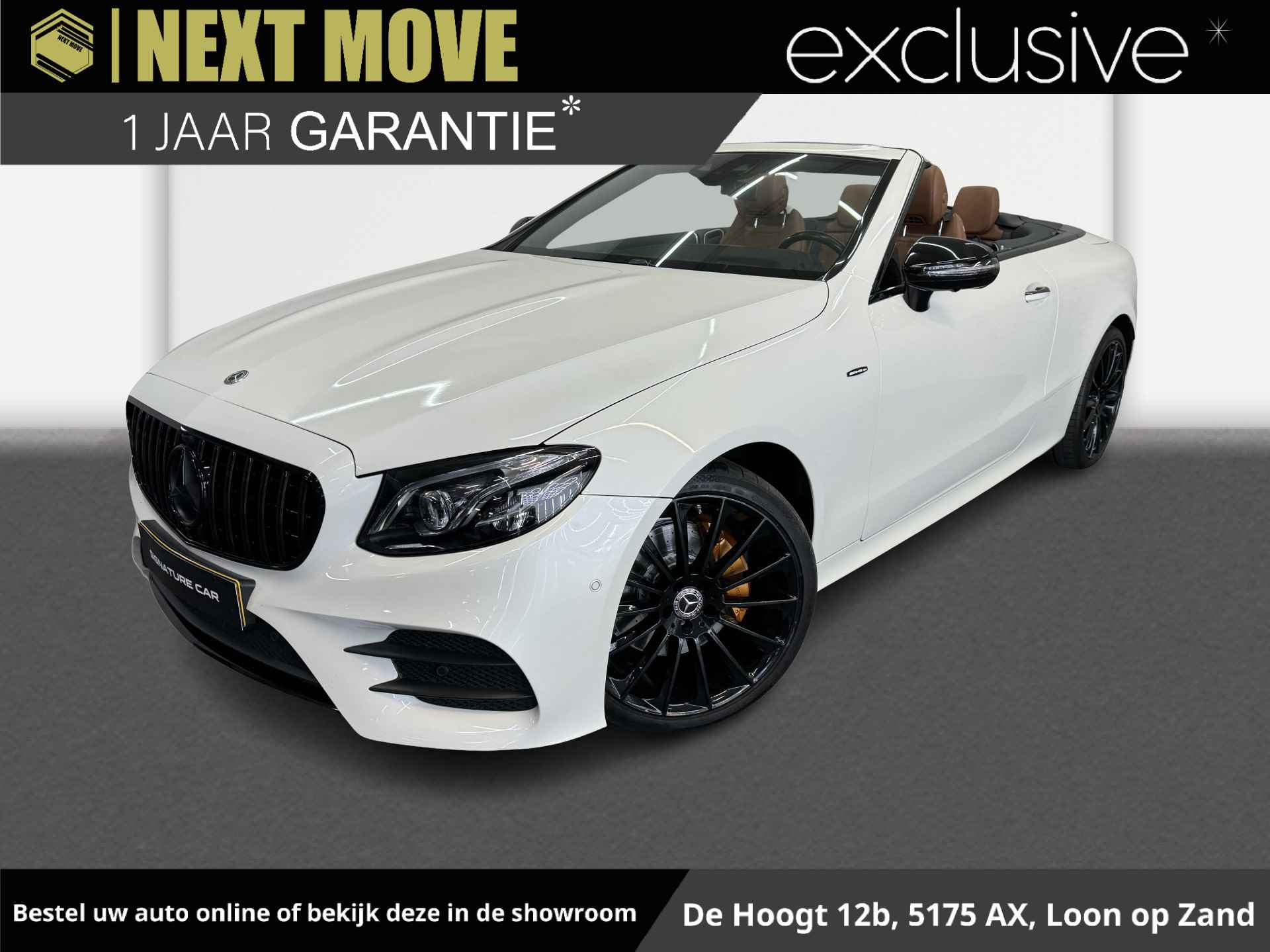 Mercedes-Benz E-klasse Cabrio 220 d Premium AMG ✅AMG-Line✅STOELVENTILATIE✅Full Digital Dash✅BURMESTER✅WIDE SCREEN✅SFEERVERLICHTING - 1/102